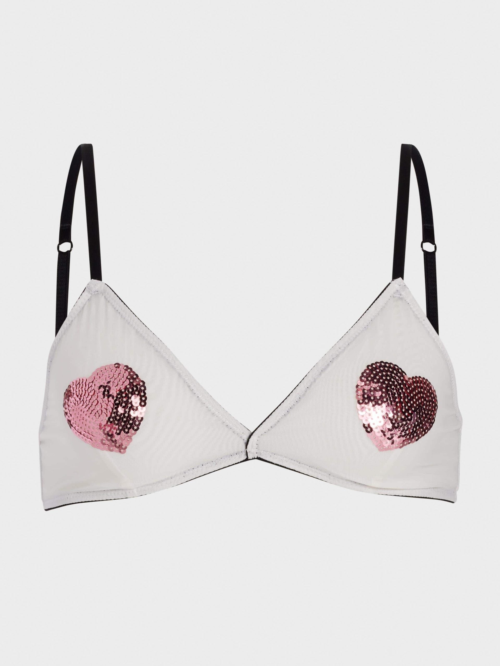Sequin Heart Bralette multi image 3