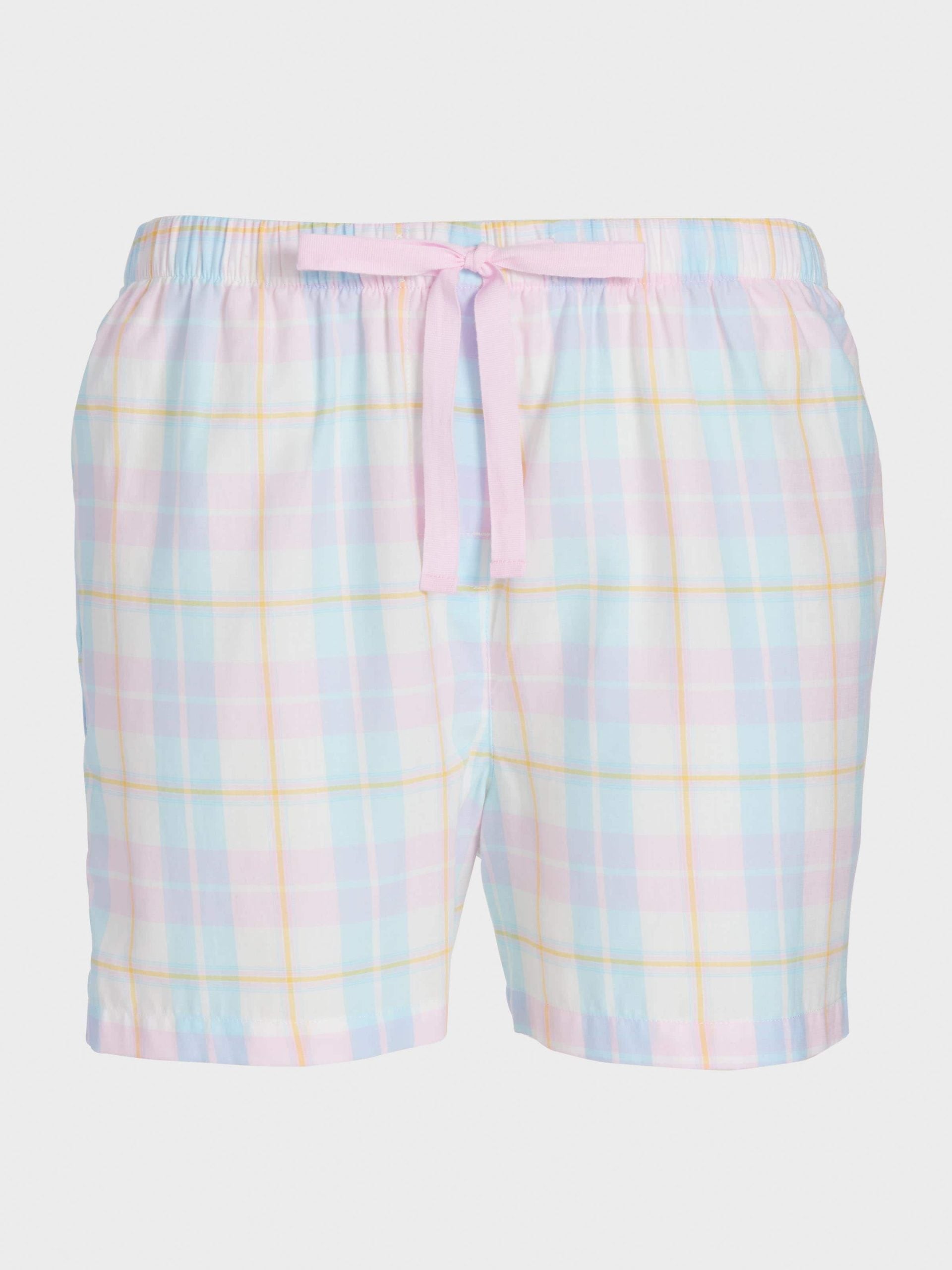 Pastel Check Mid Short multi image 3