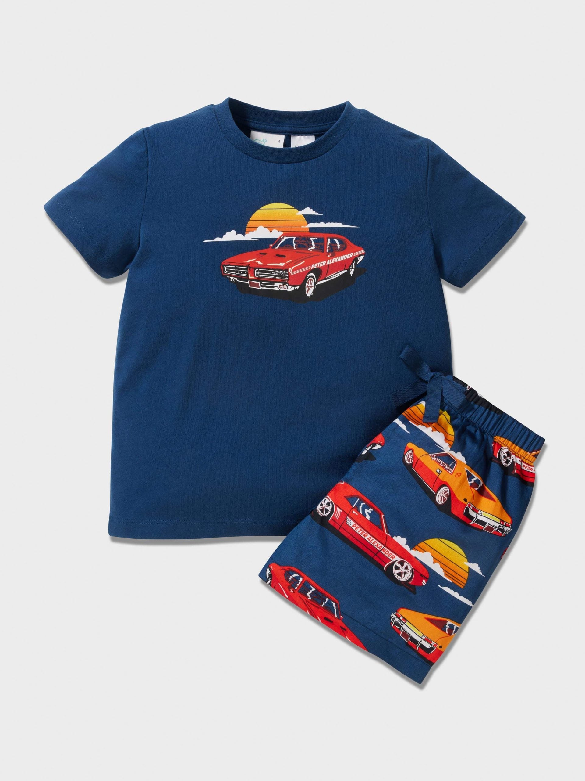Boys Muscle Car Pj Set multi image 0