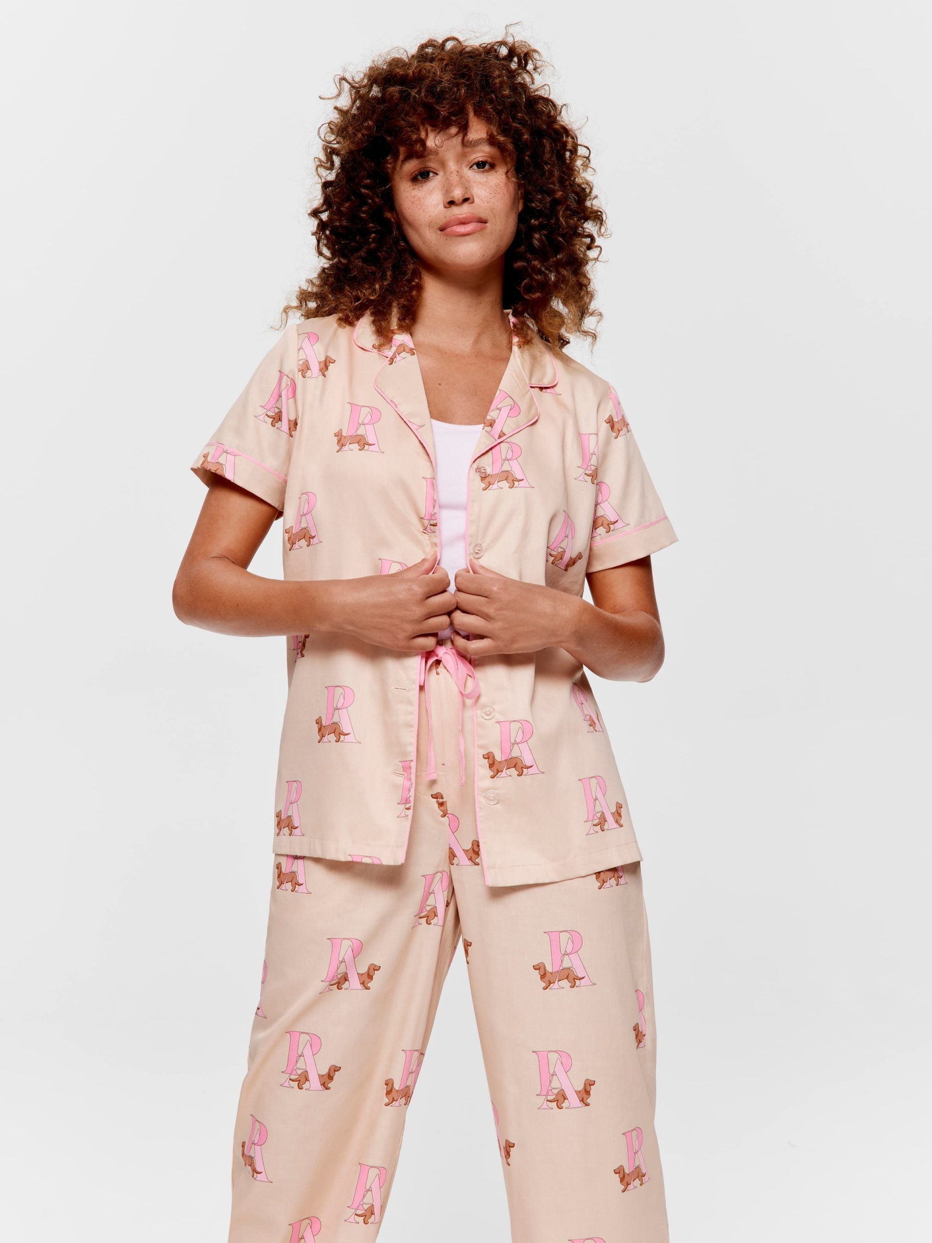 Penny Monogram 100% Cotton Pj Set multi image 2