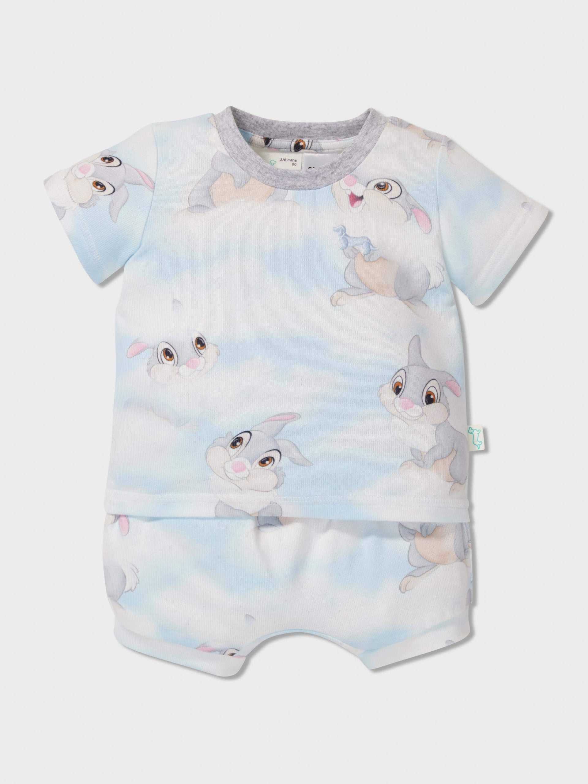 Baby Thumper Clouds Shortie Pj Set multi image 2