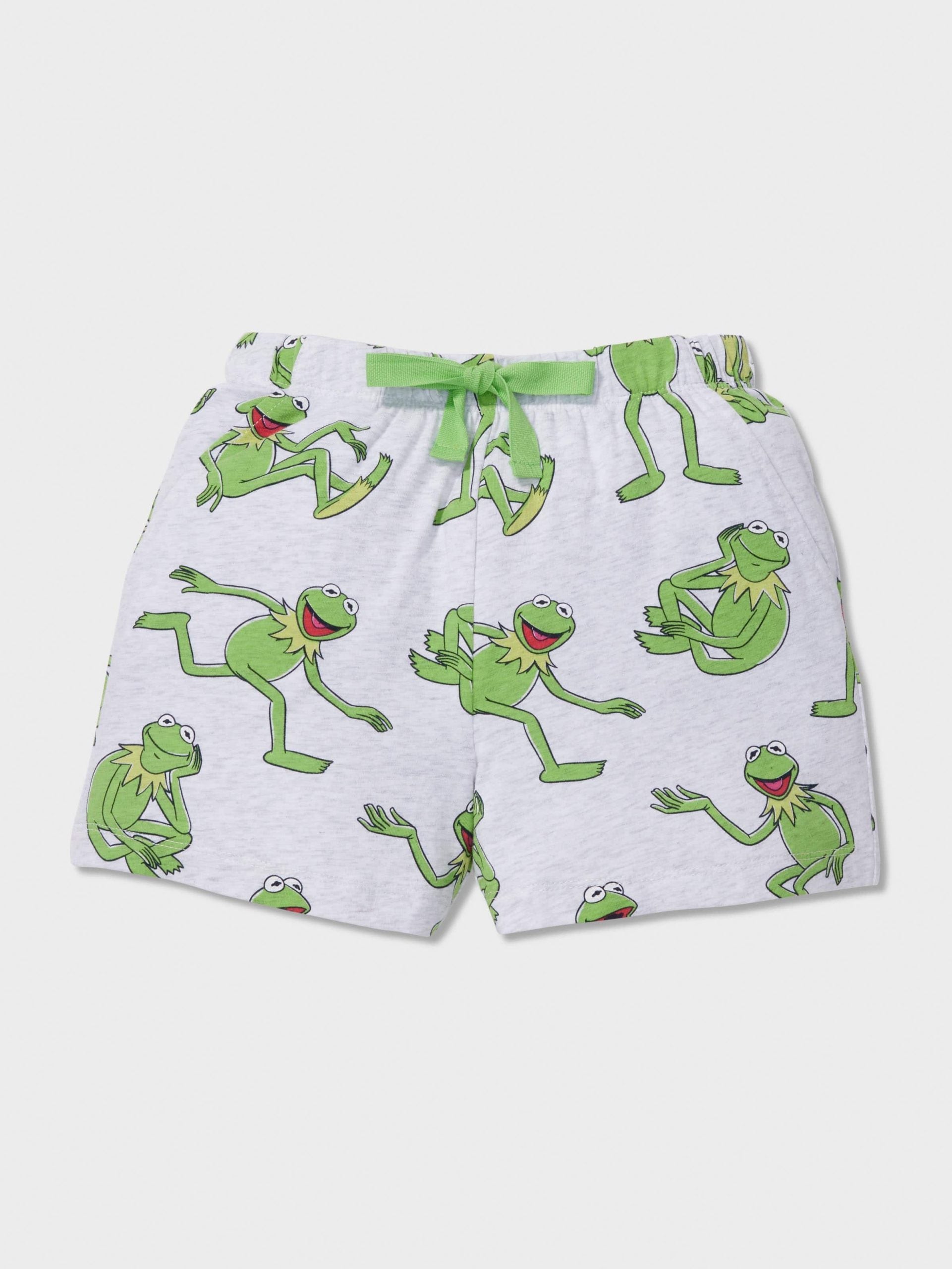 Jnr Kids Kermit Short Pj Set multi image 1