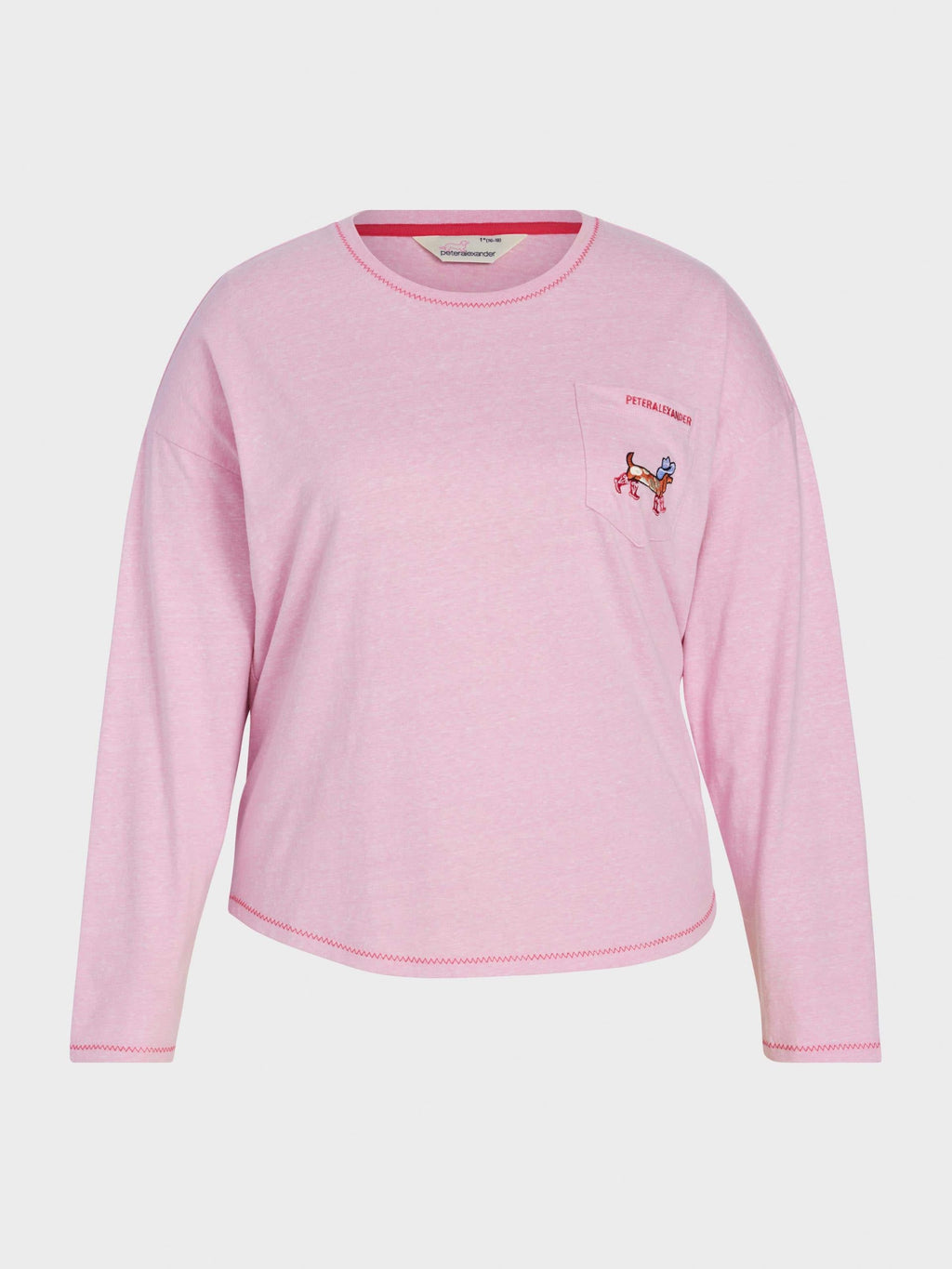 P.A. Plus Cowdog Long Sleeve Top Pale Pink image 3