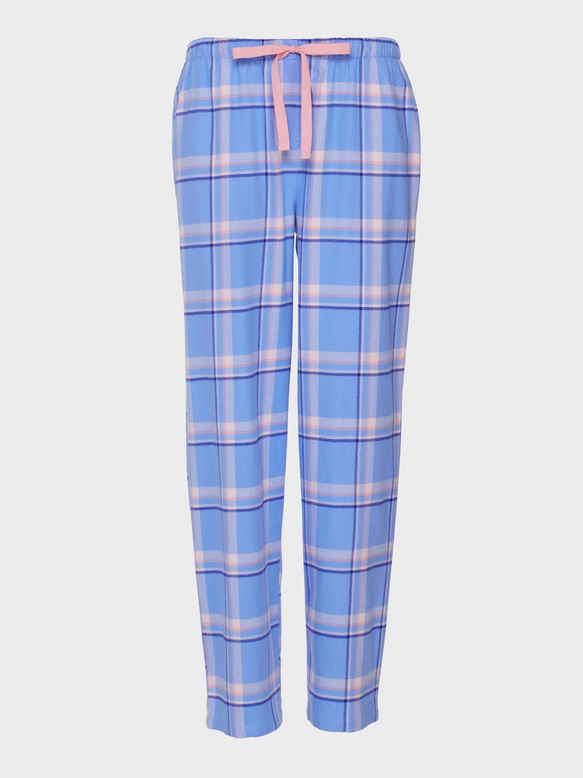Cornflower Check Classic Flannelette Pj Pant multi image 3