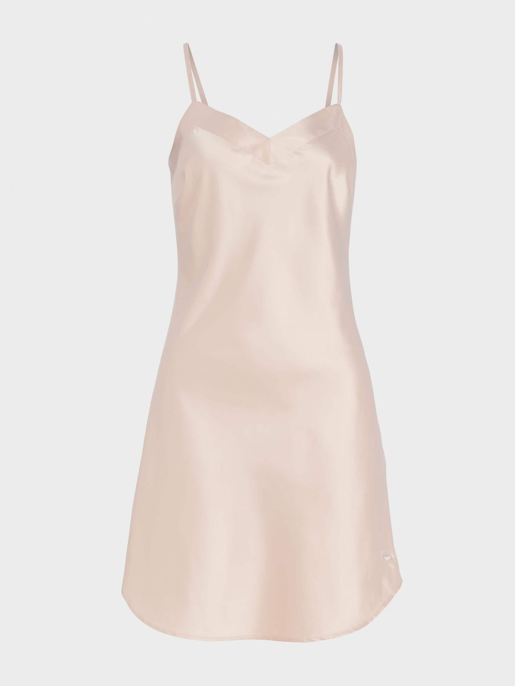 Nude Satin Slip nude image 3