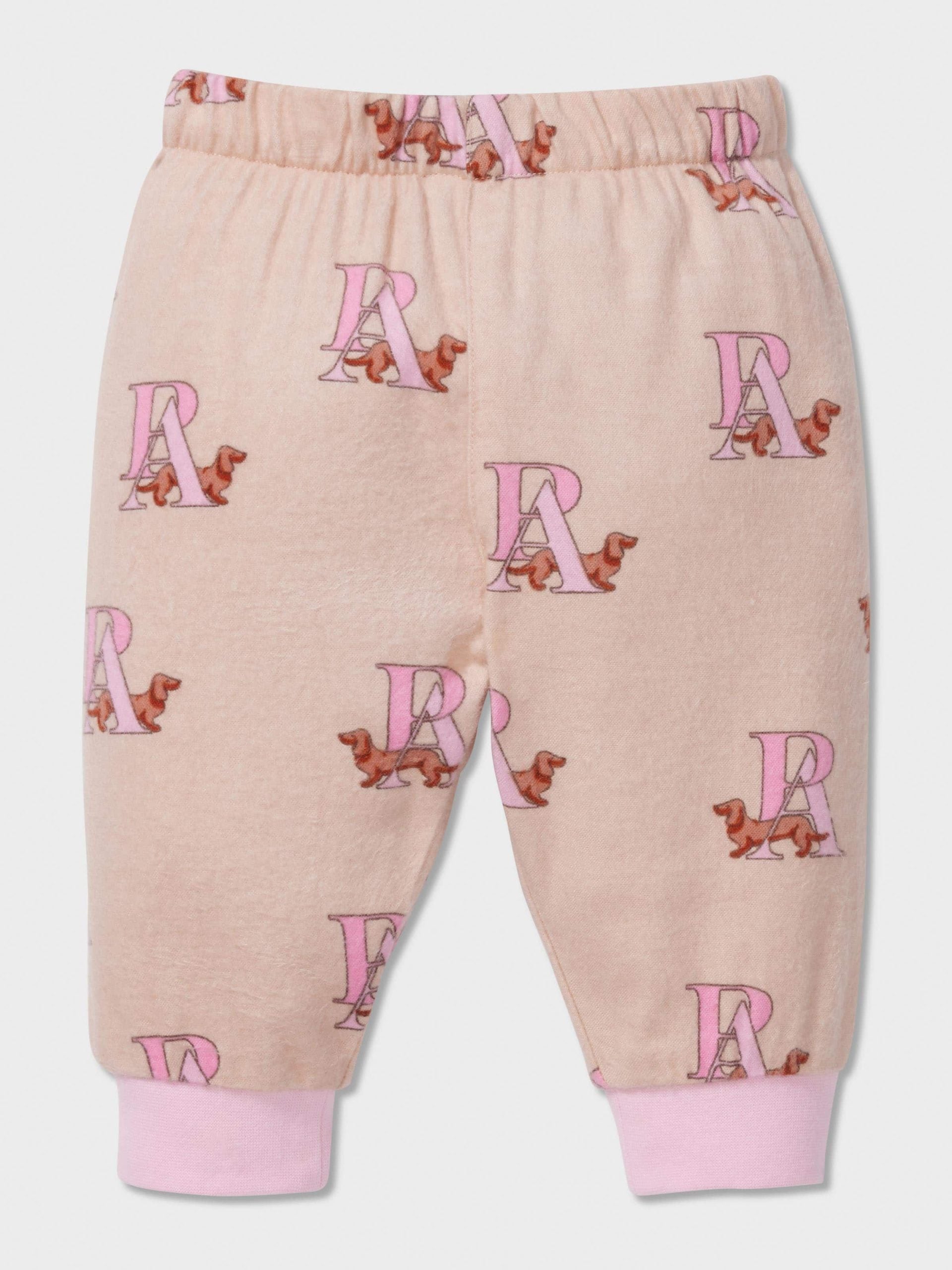 Baby Girl P.A. Logo Long Classic Pj Set multi image 1