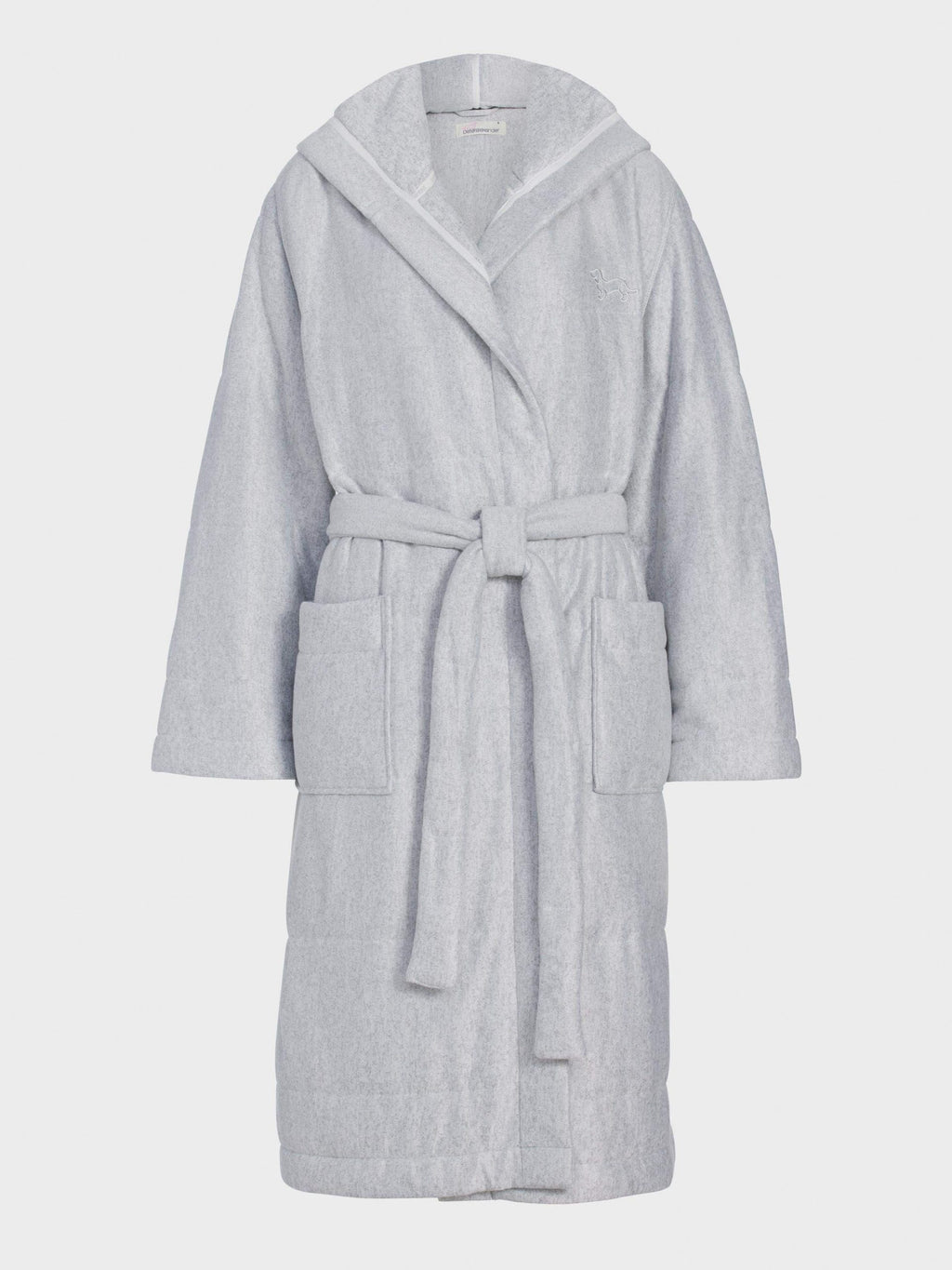 Quilted Hood Gown grey image 4
