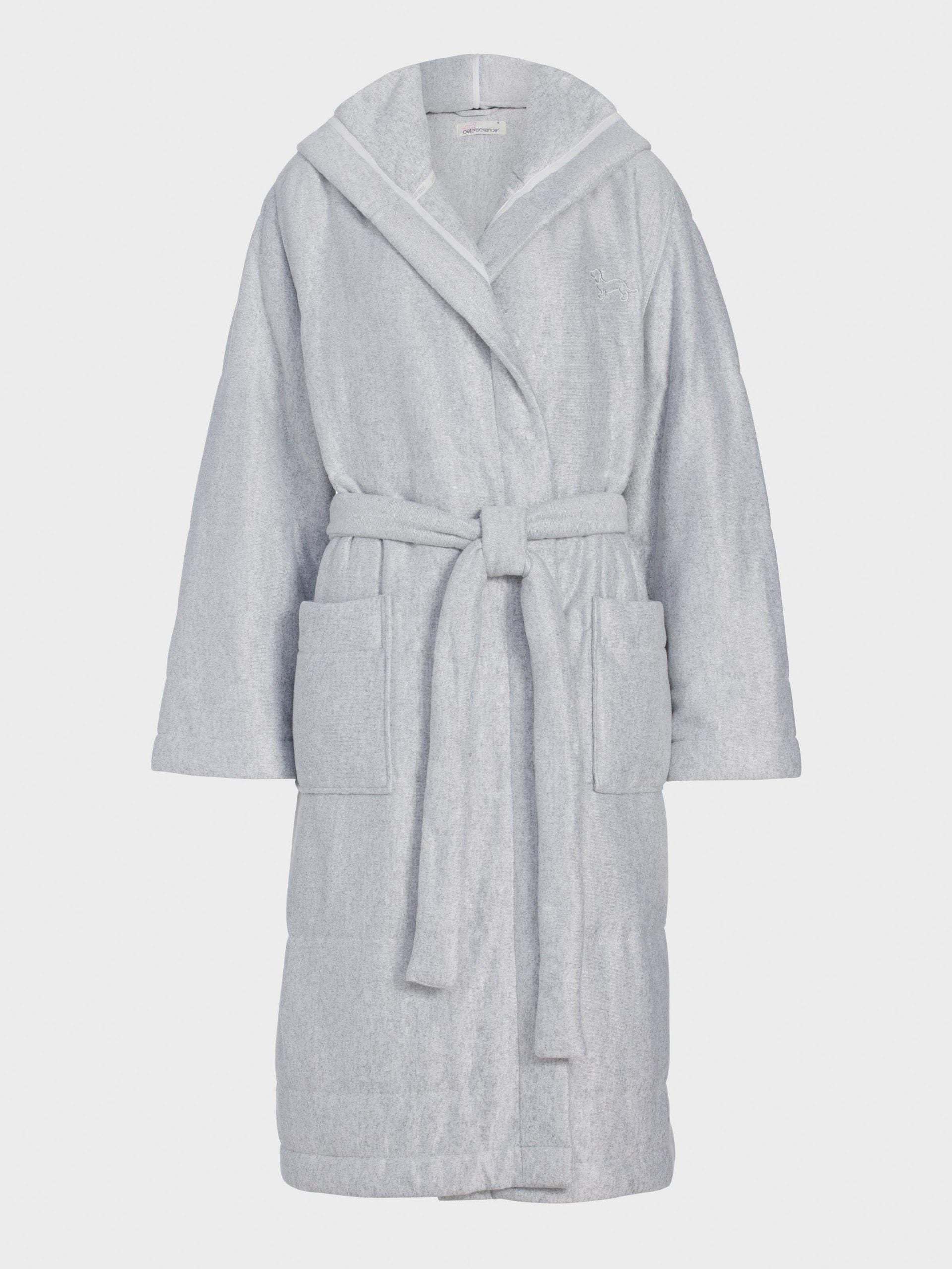 Quilted Hood Gown grey image 4