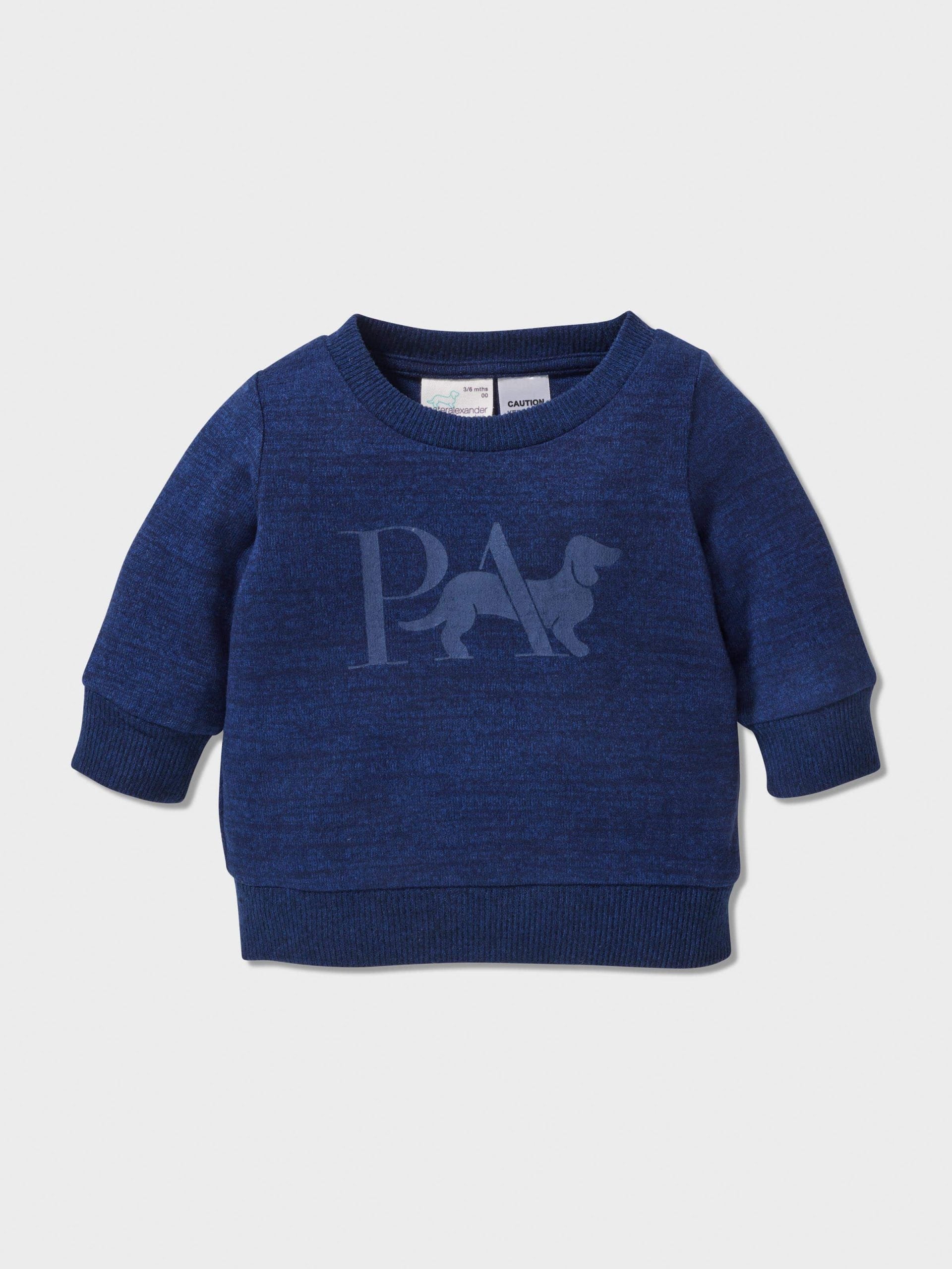 Baby Navy Marle Pj Set navymarle image 2