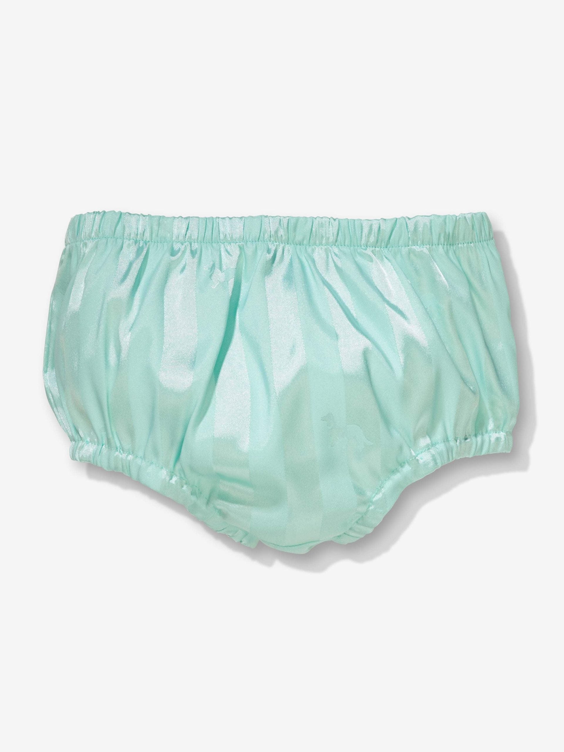 Baby Aqua Satin Pj Set aqua image 3