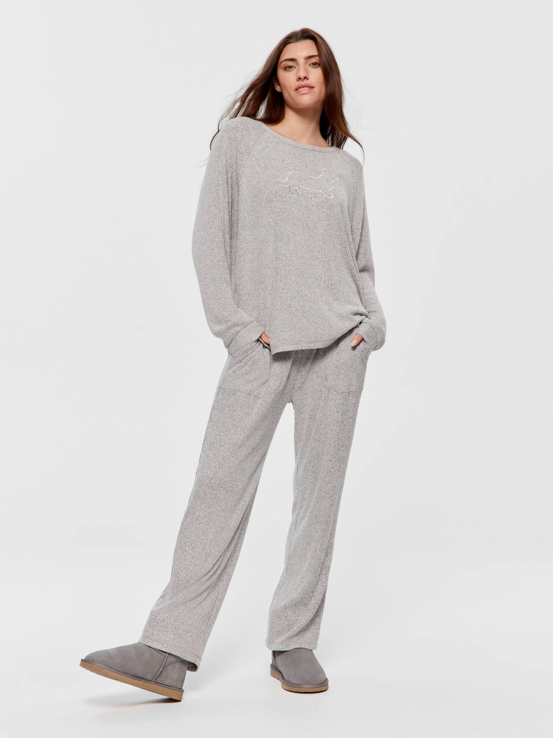 Brushed Rib Sweater greymarle image 2