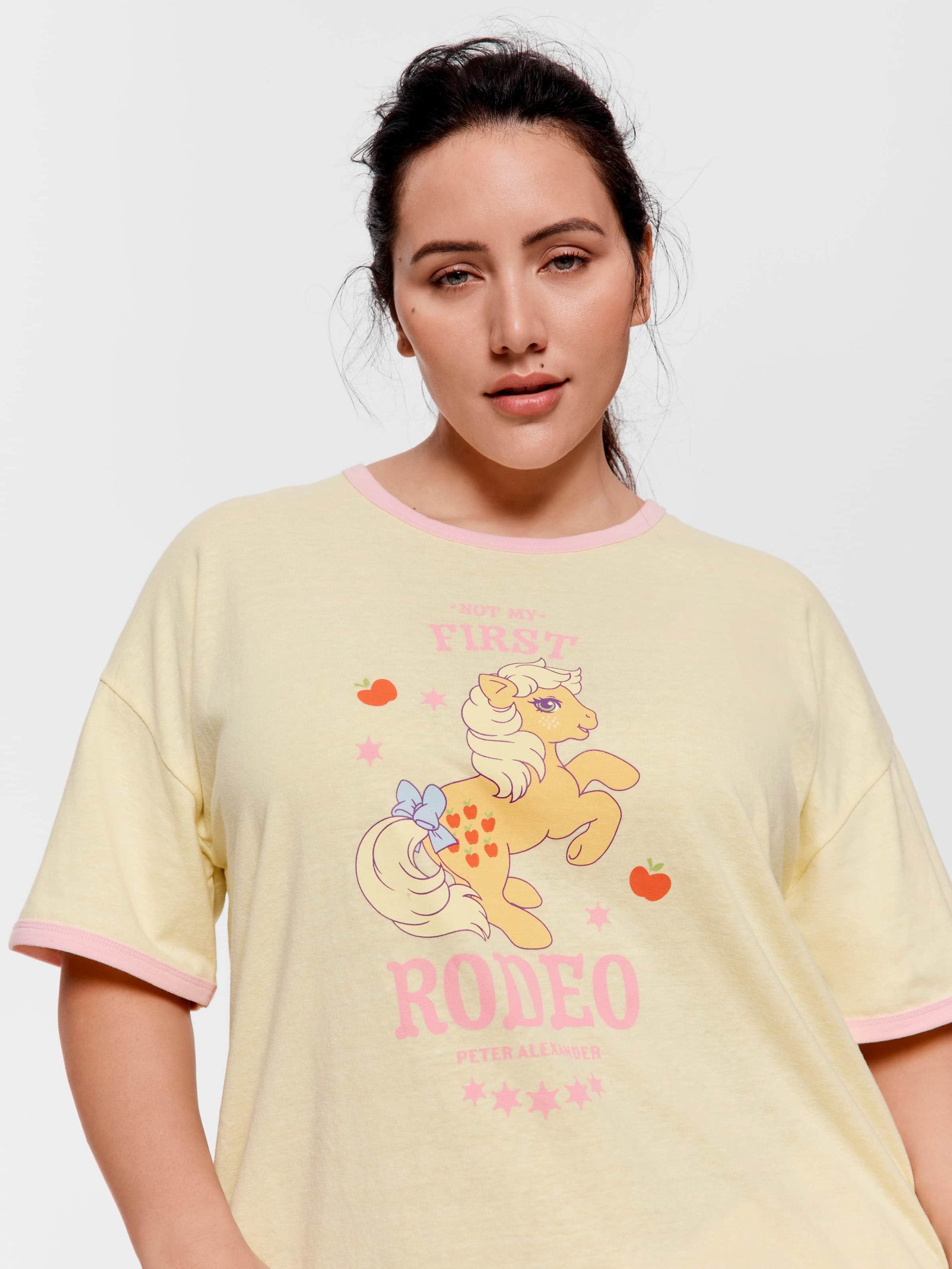 P.A. Plus My Little Pony Rodeo Oversized Tee Yellow image 1