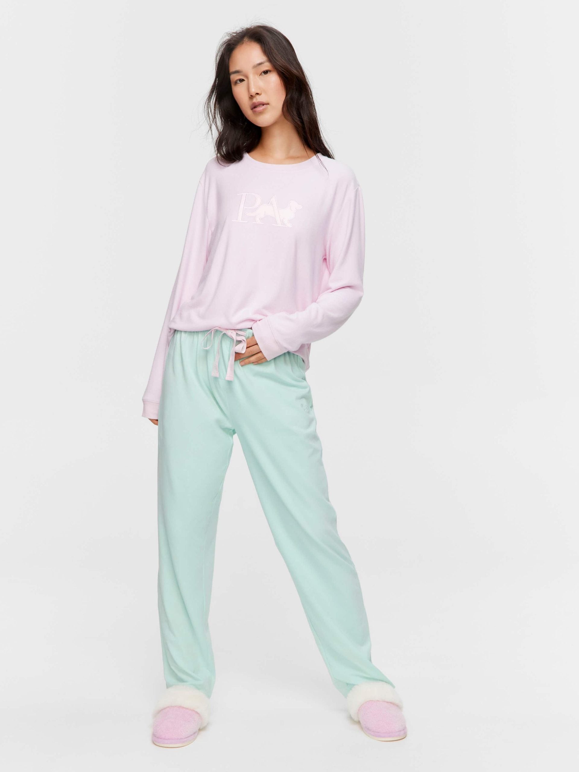 Mint Straight Leg Pj Pant mint image 0