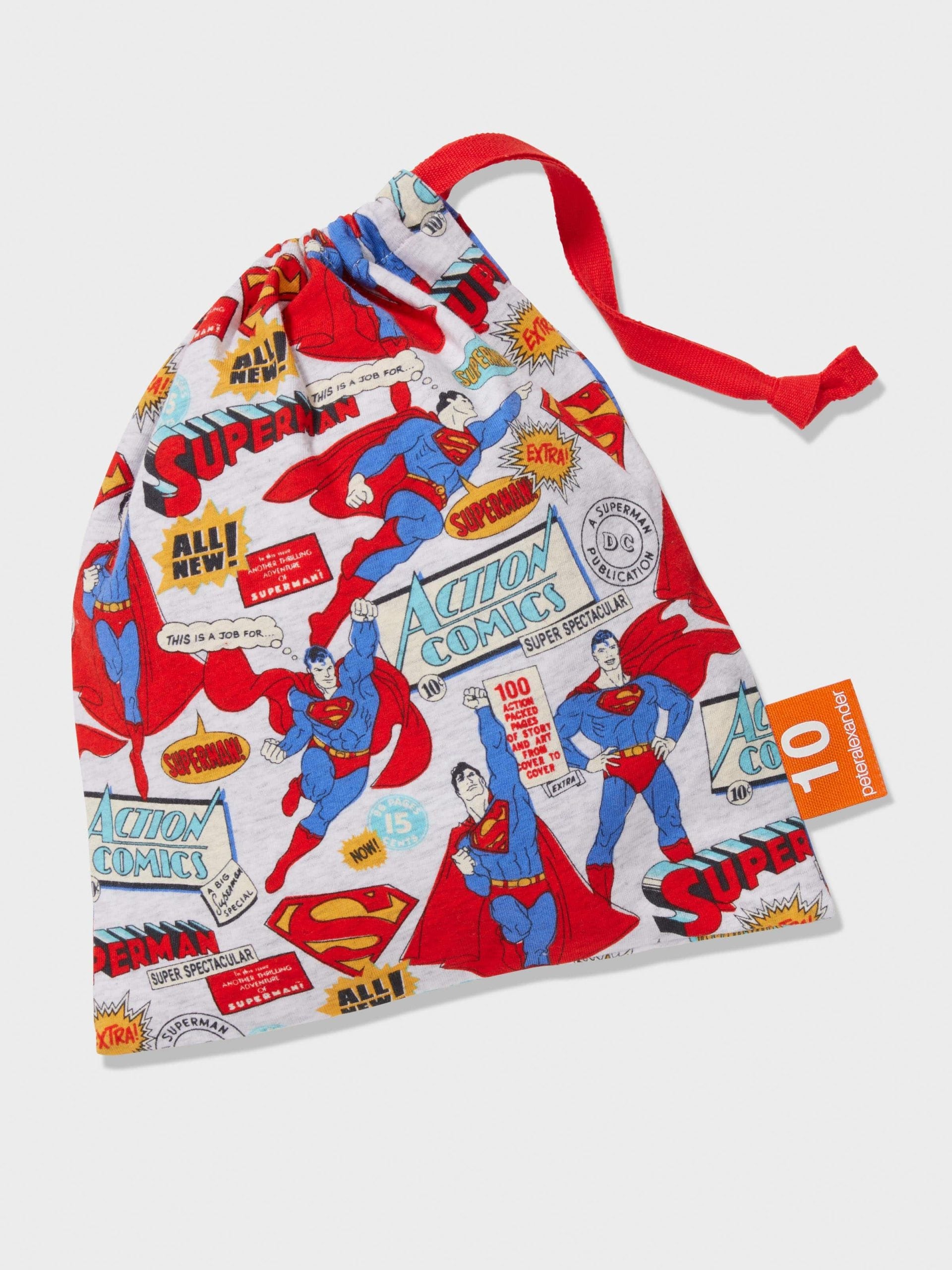 Boys Superman Comic Short Pj Set Multi image 3