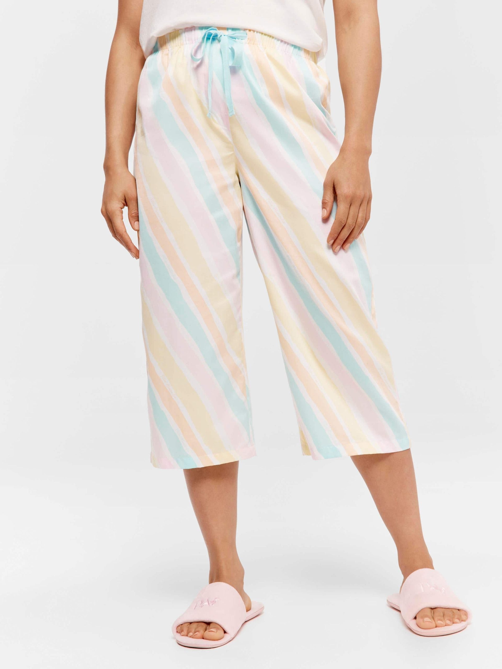 Paint Stripe 3/4 Pj Pant multi image 2