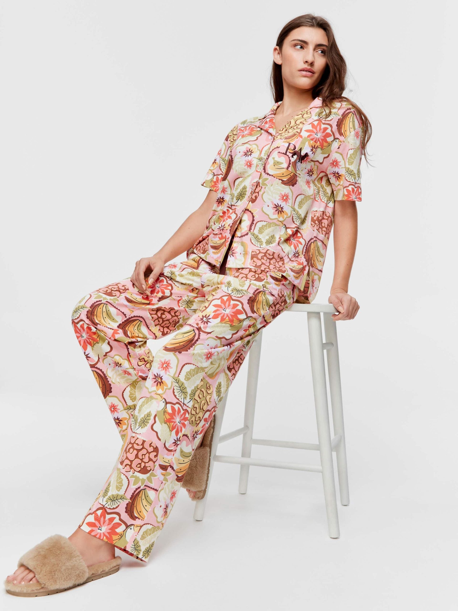 Banana Wide Leg Pj Pant multi image 0