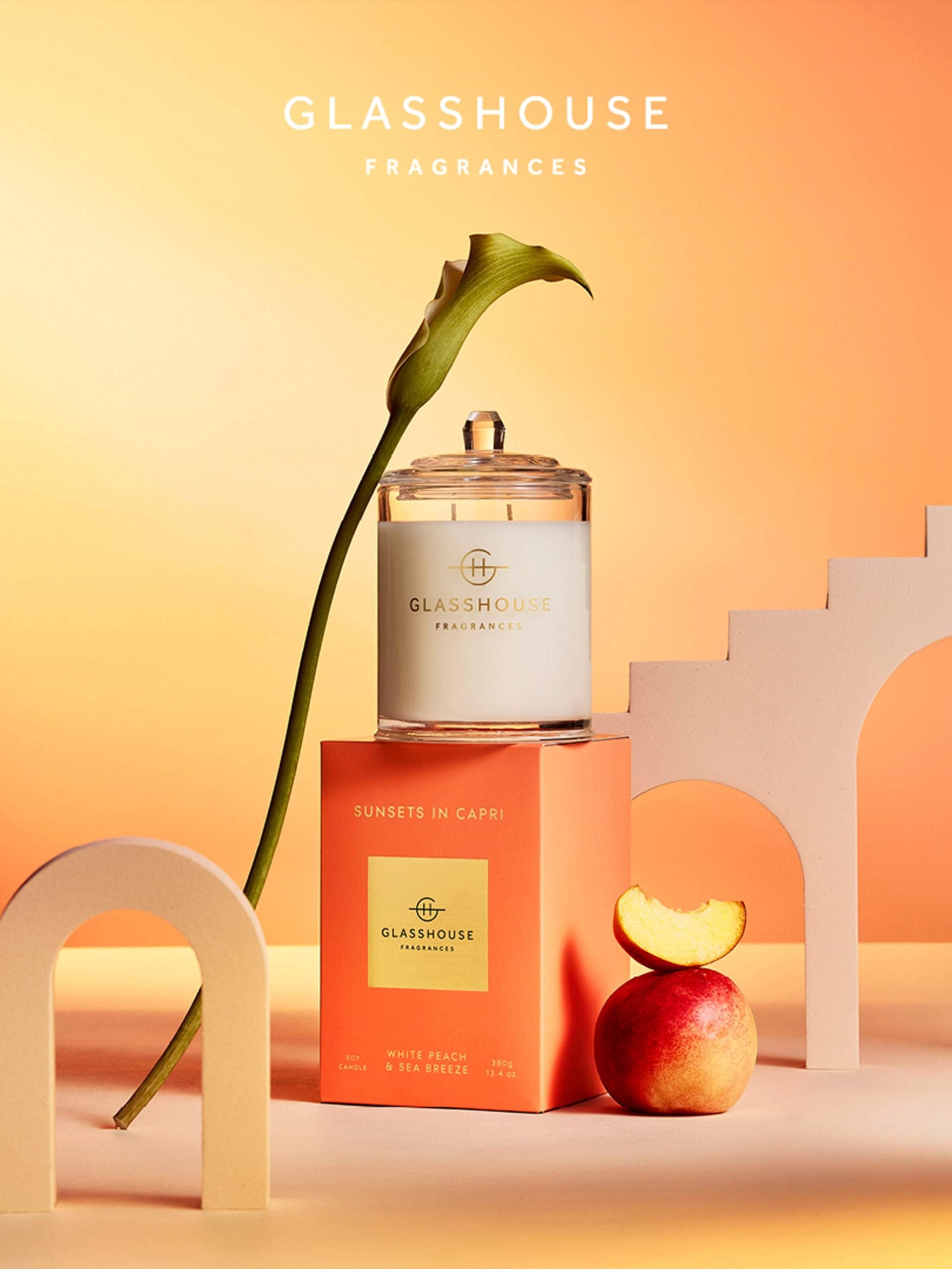 Glasshouse Fragrances Soy Candle 380G image 1