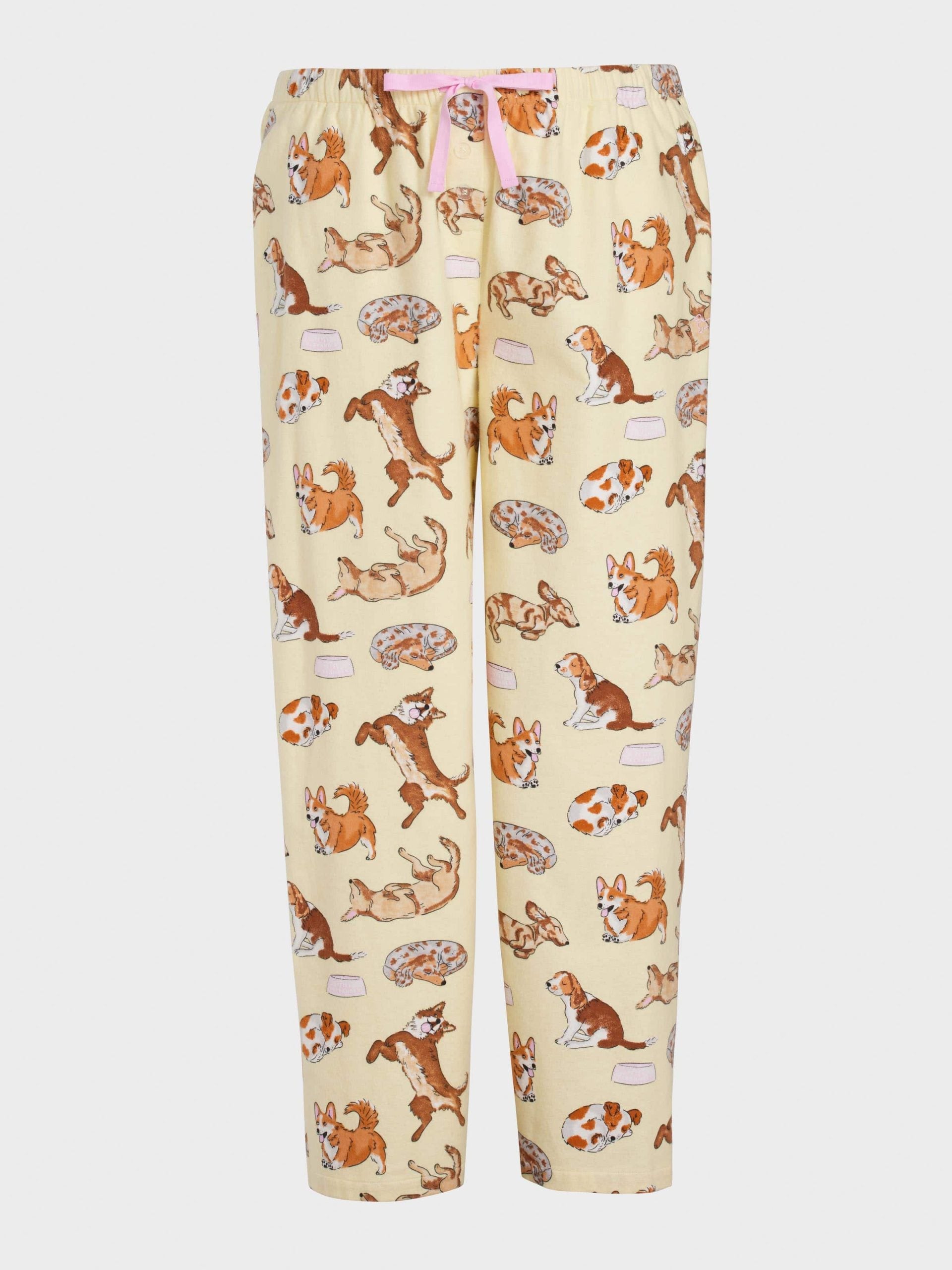 P.A. Plus Happy Dogs Flannelette Classic Pj Pant Multi image 3