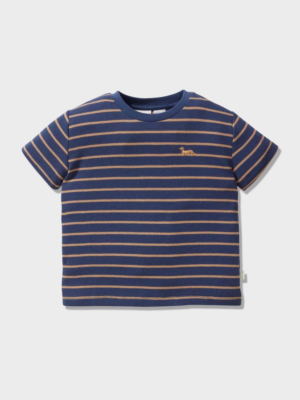 Jnr Boys Waffle Short Pj Set navy image 2
