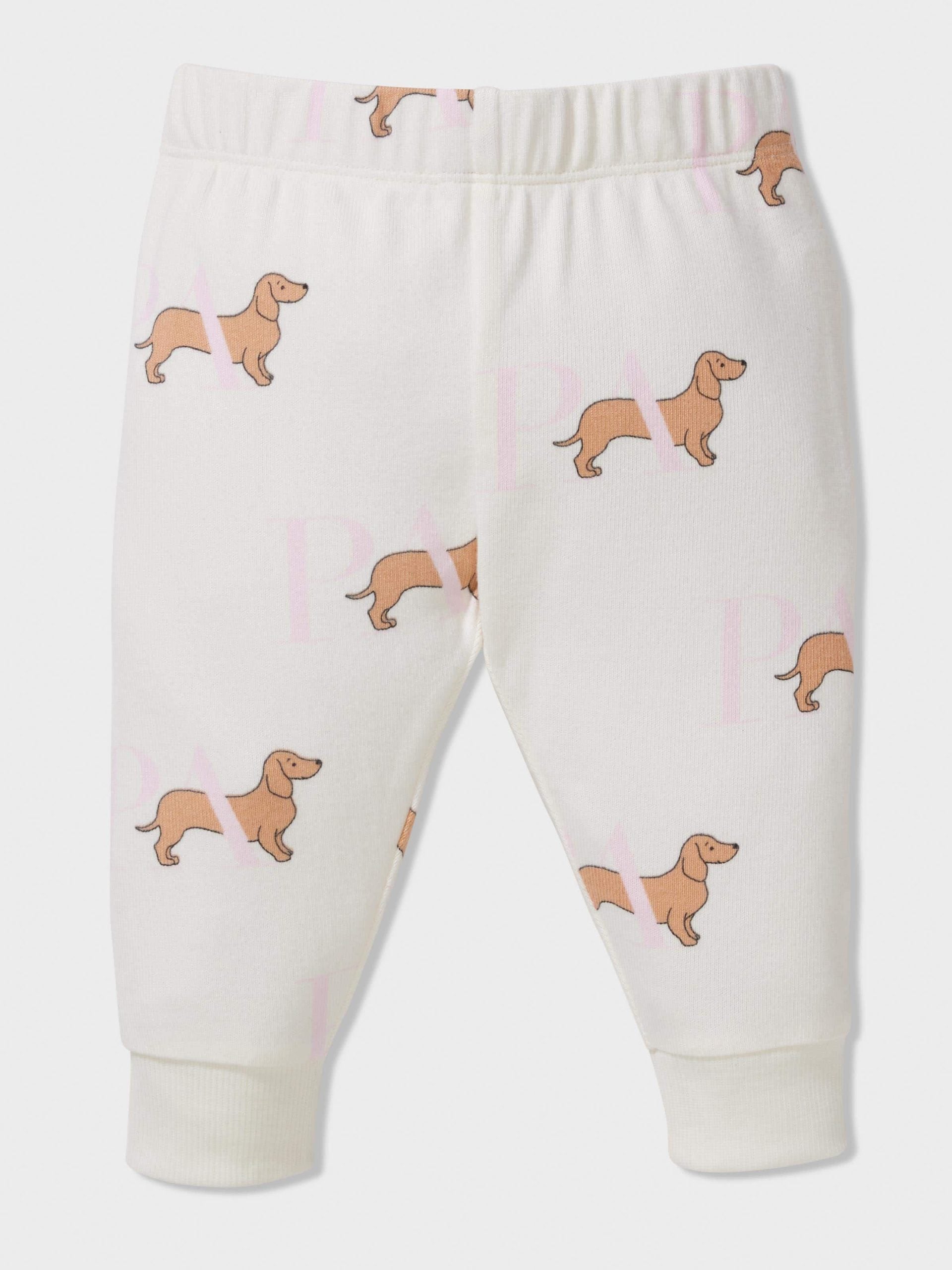 Baby Penny Plush Pj Set cream image 1