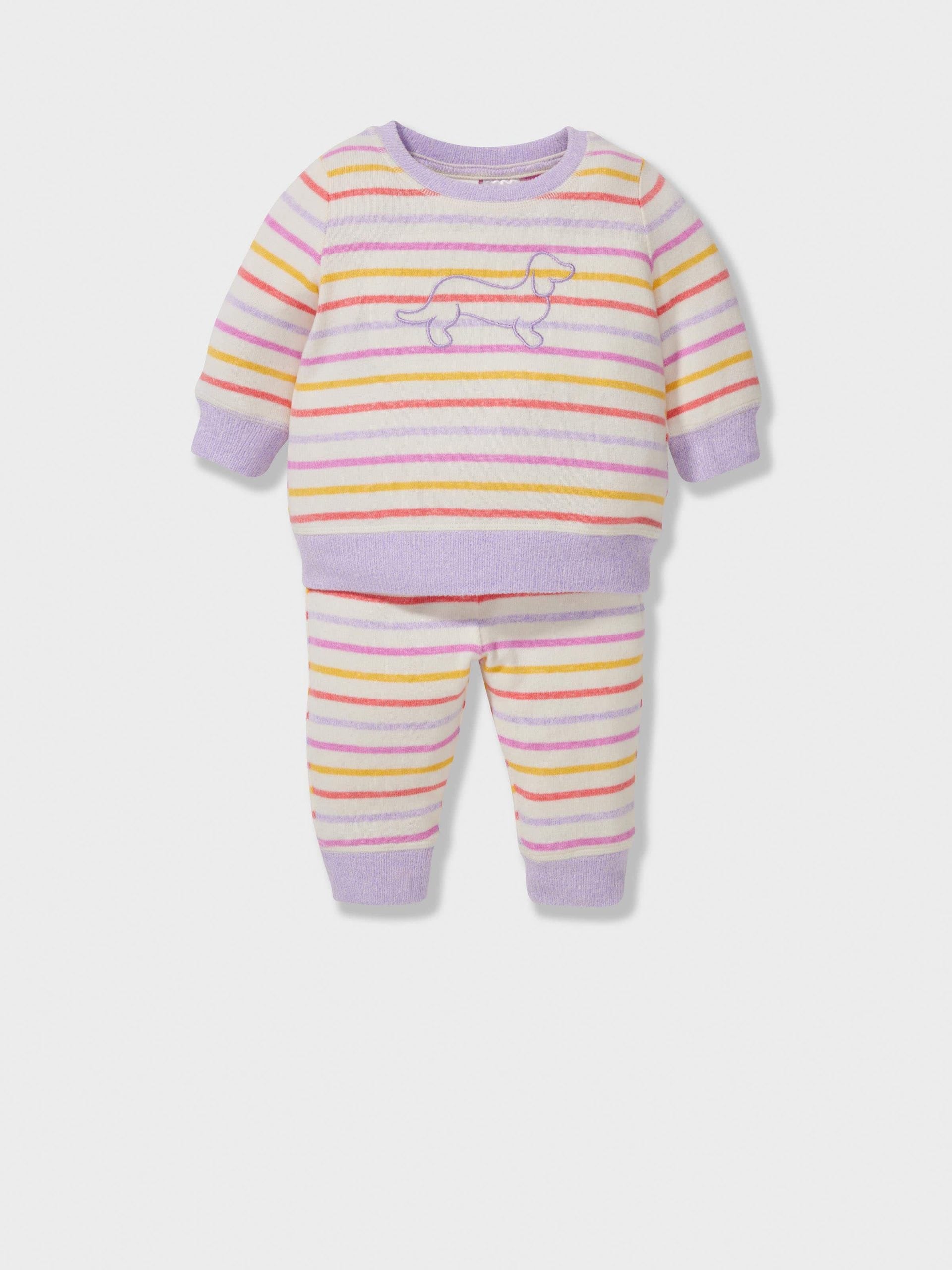 Baby Rainbow Pj Set multi image 0