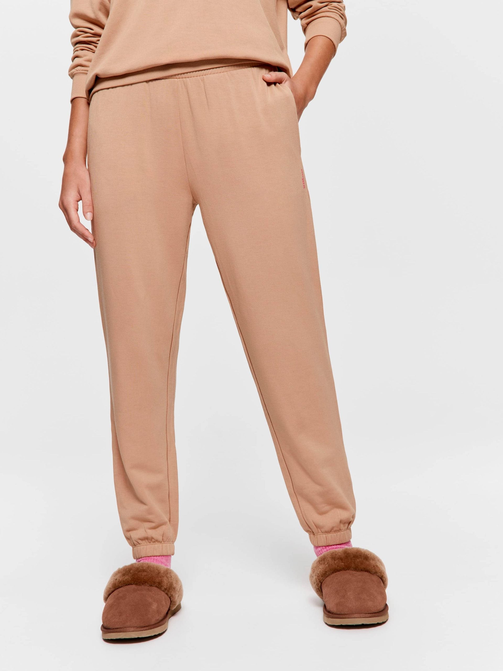Teddy Fleece Track Pj Pant brown image 2