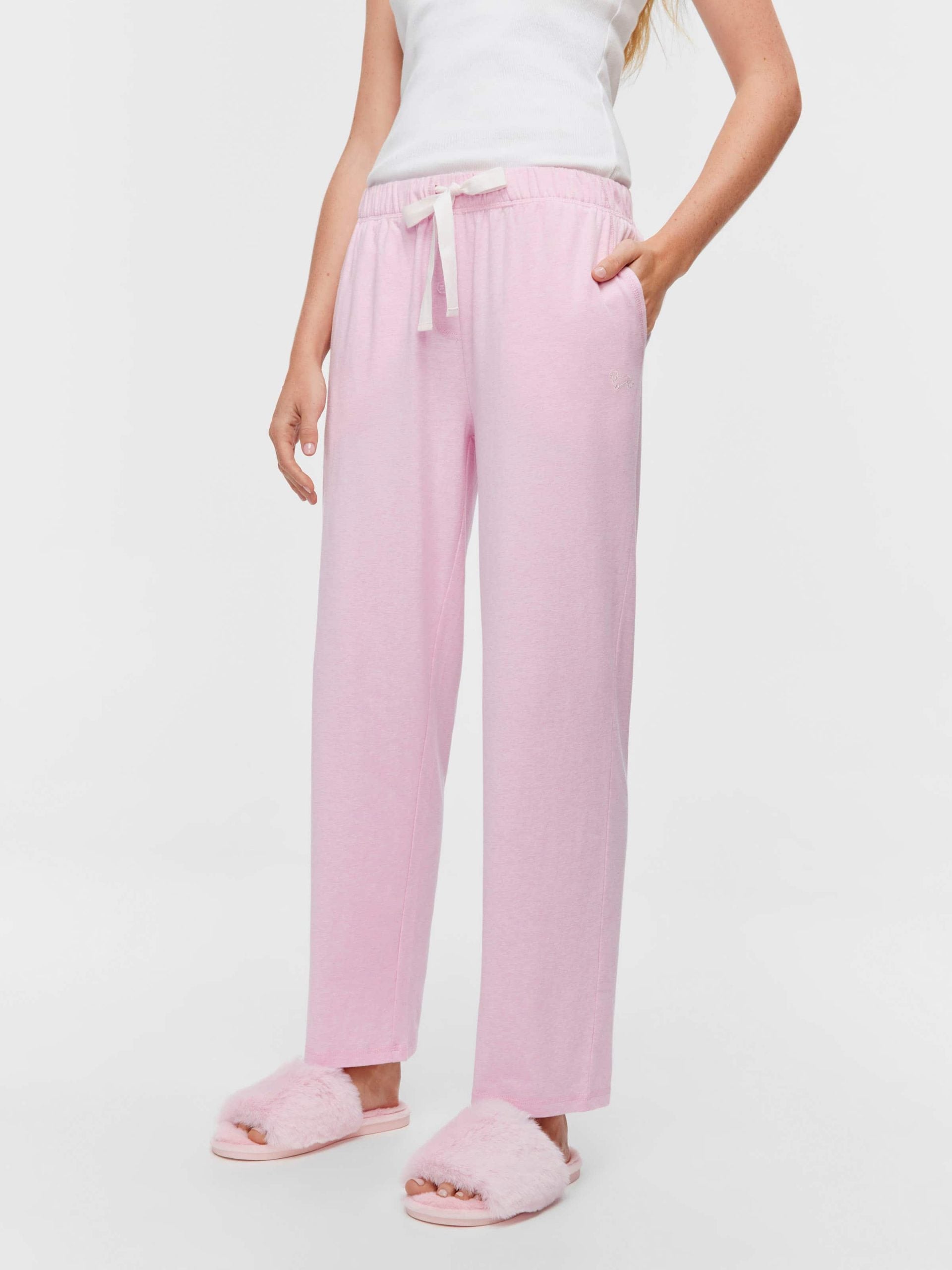 Pink Marle Straight Leg Pj Pant pink image 1