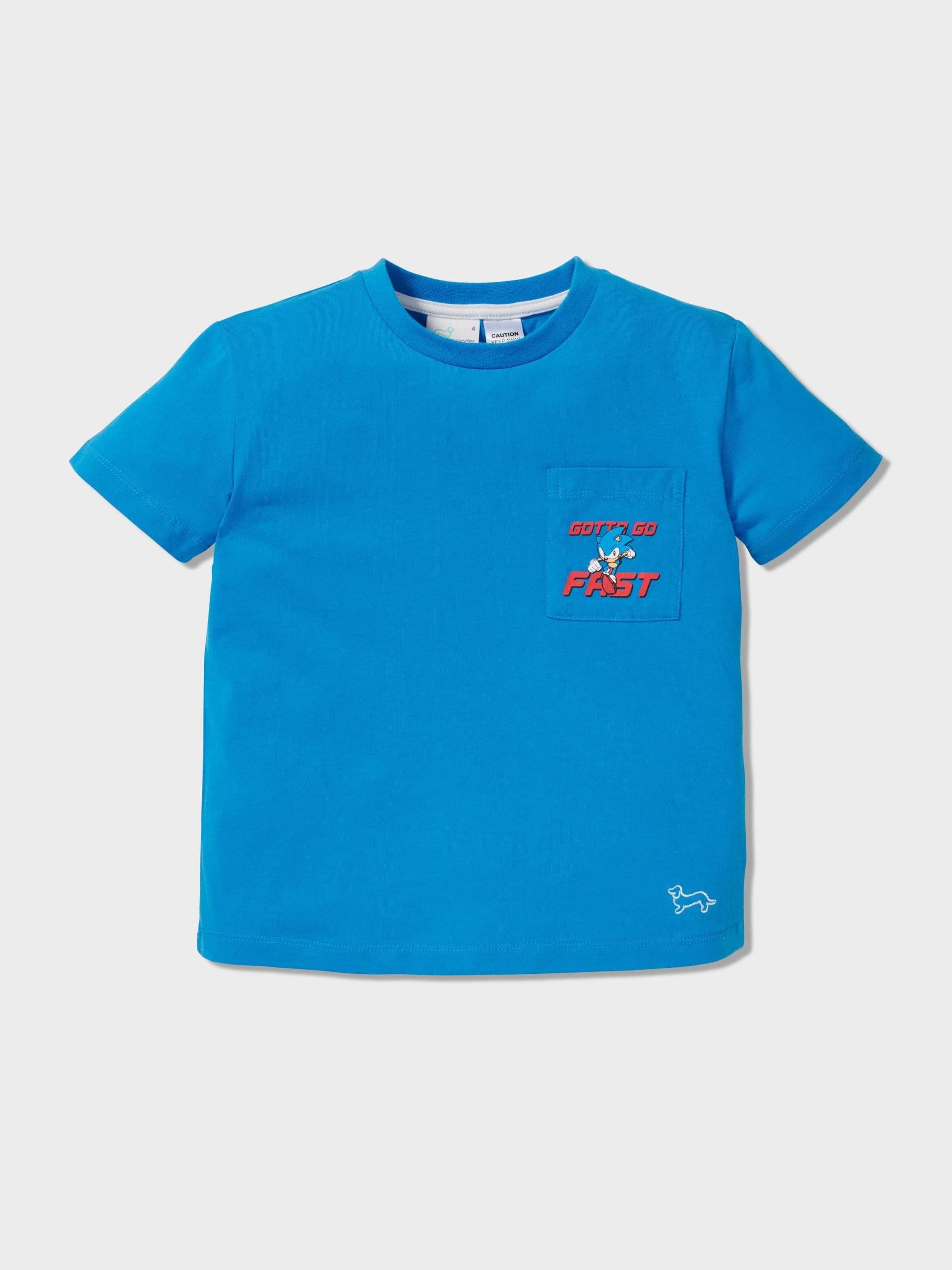 Jnr Boys Sonic Pj Set multi image 4