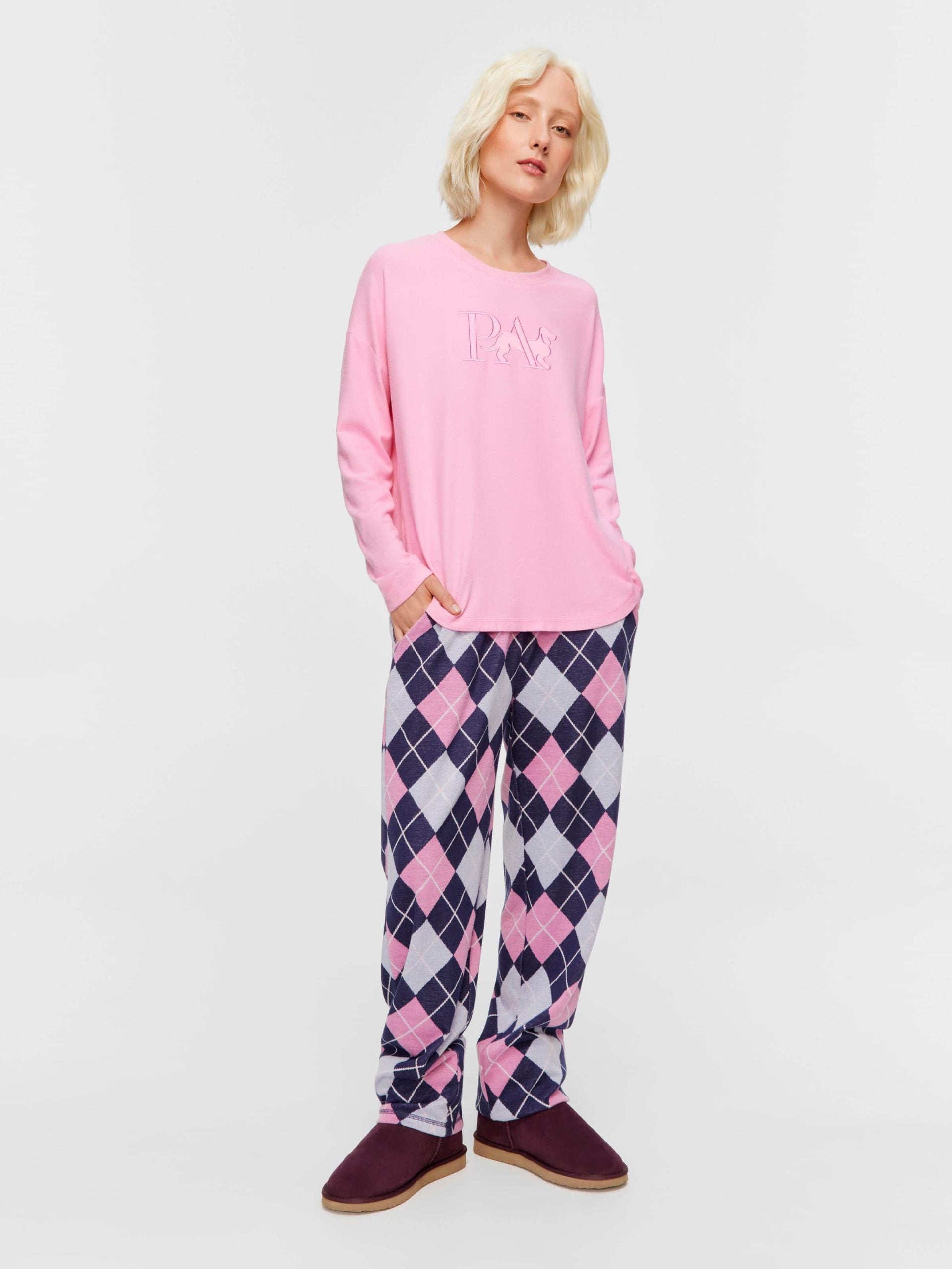 Pink Plush P.A. Logo Sweater pink image 2