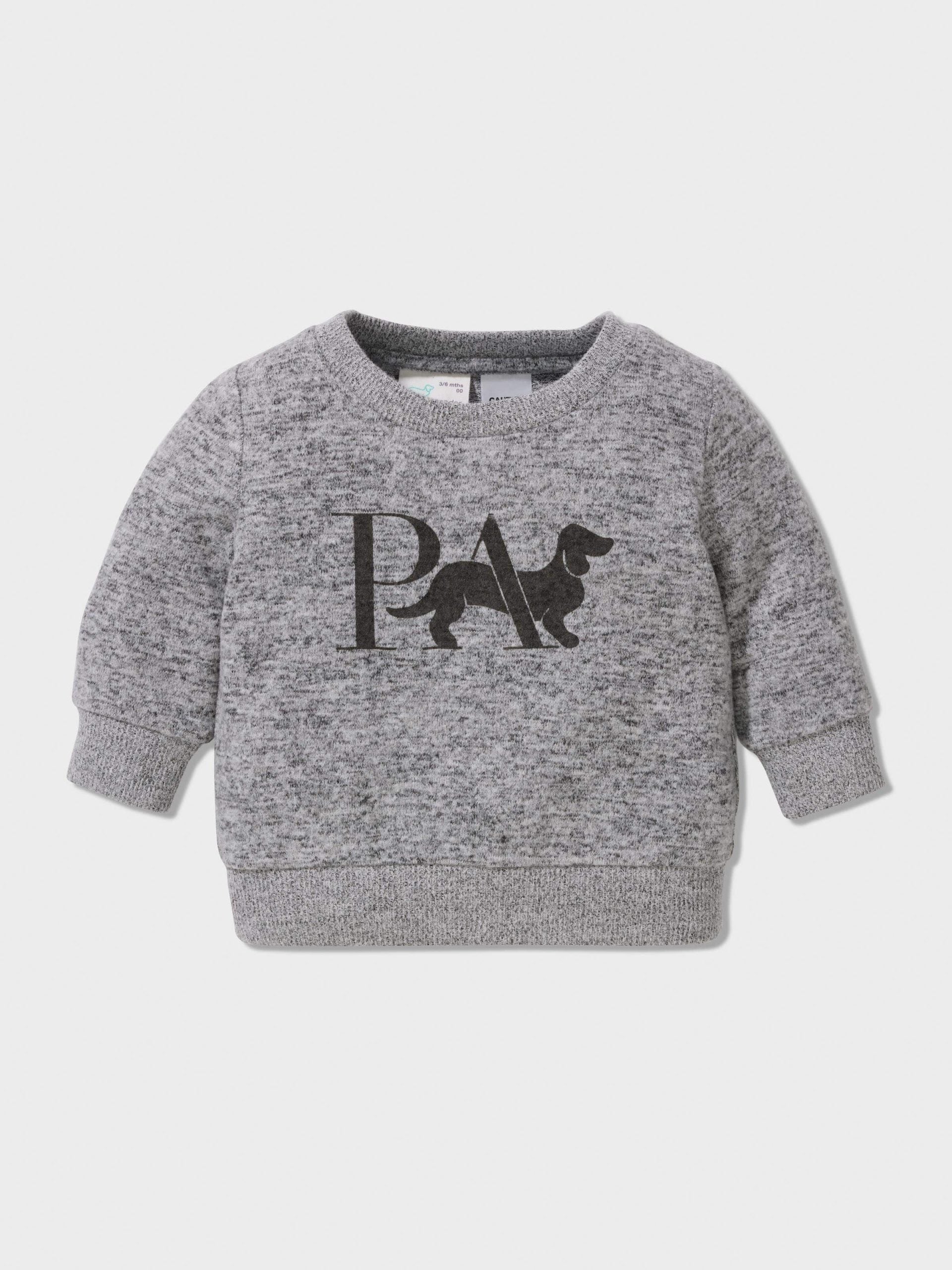 Baby Grey Marle Pj Set greymarle image 4