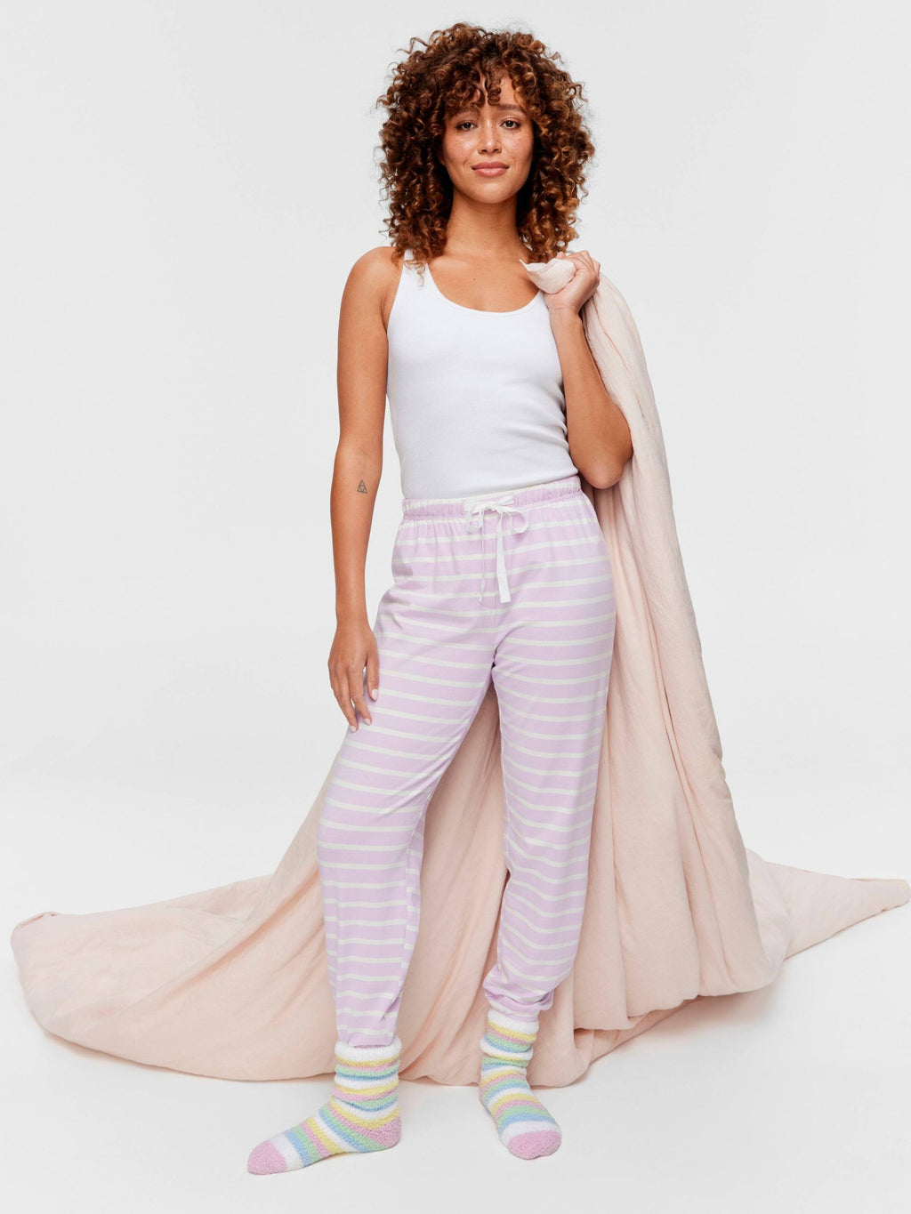 Purple Stripe Easy Pj Pant multi image 0