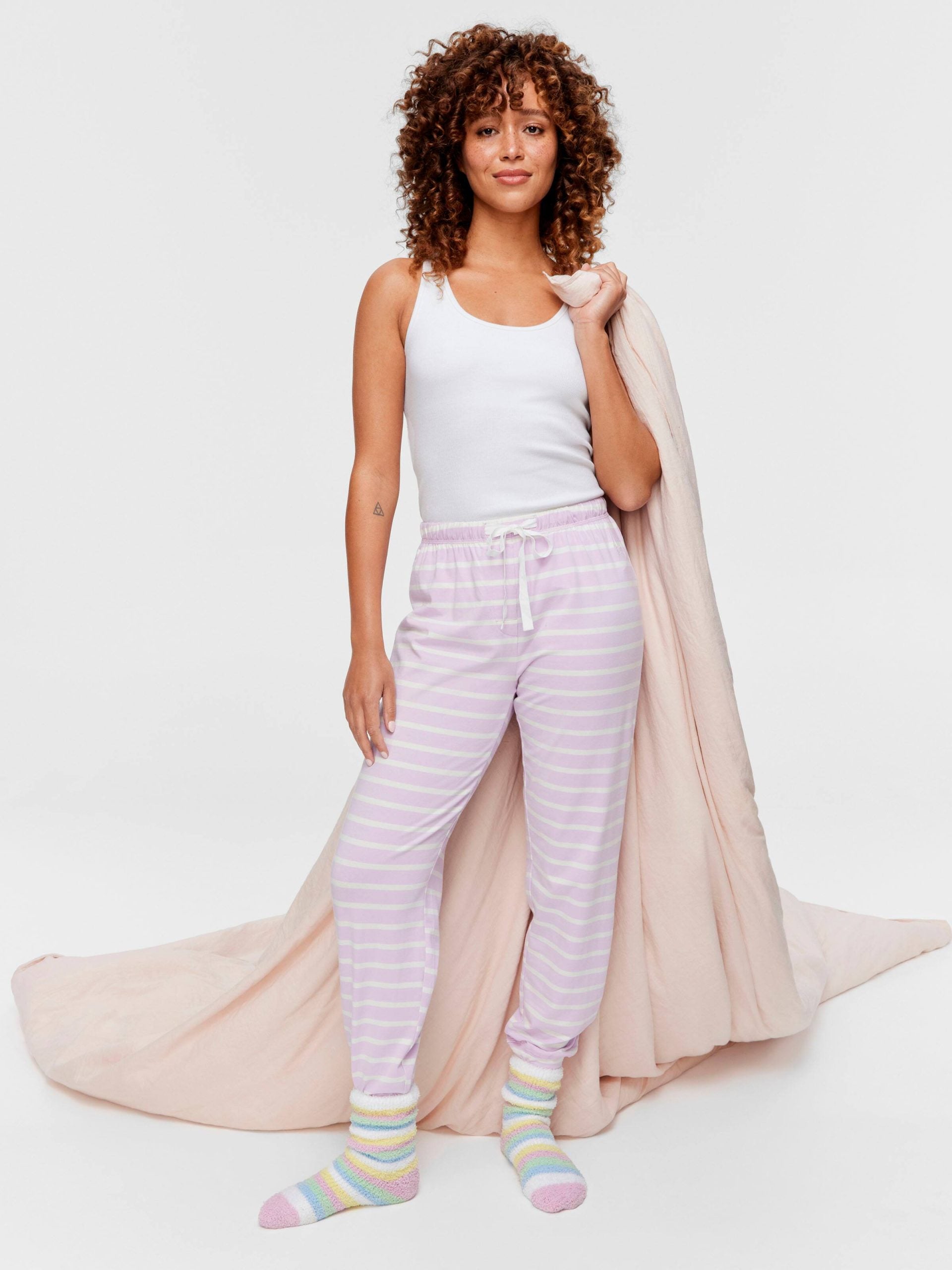 Purple Stripe Easy Pj Pant multi image 0