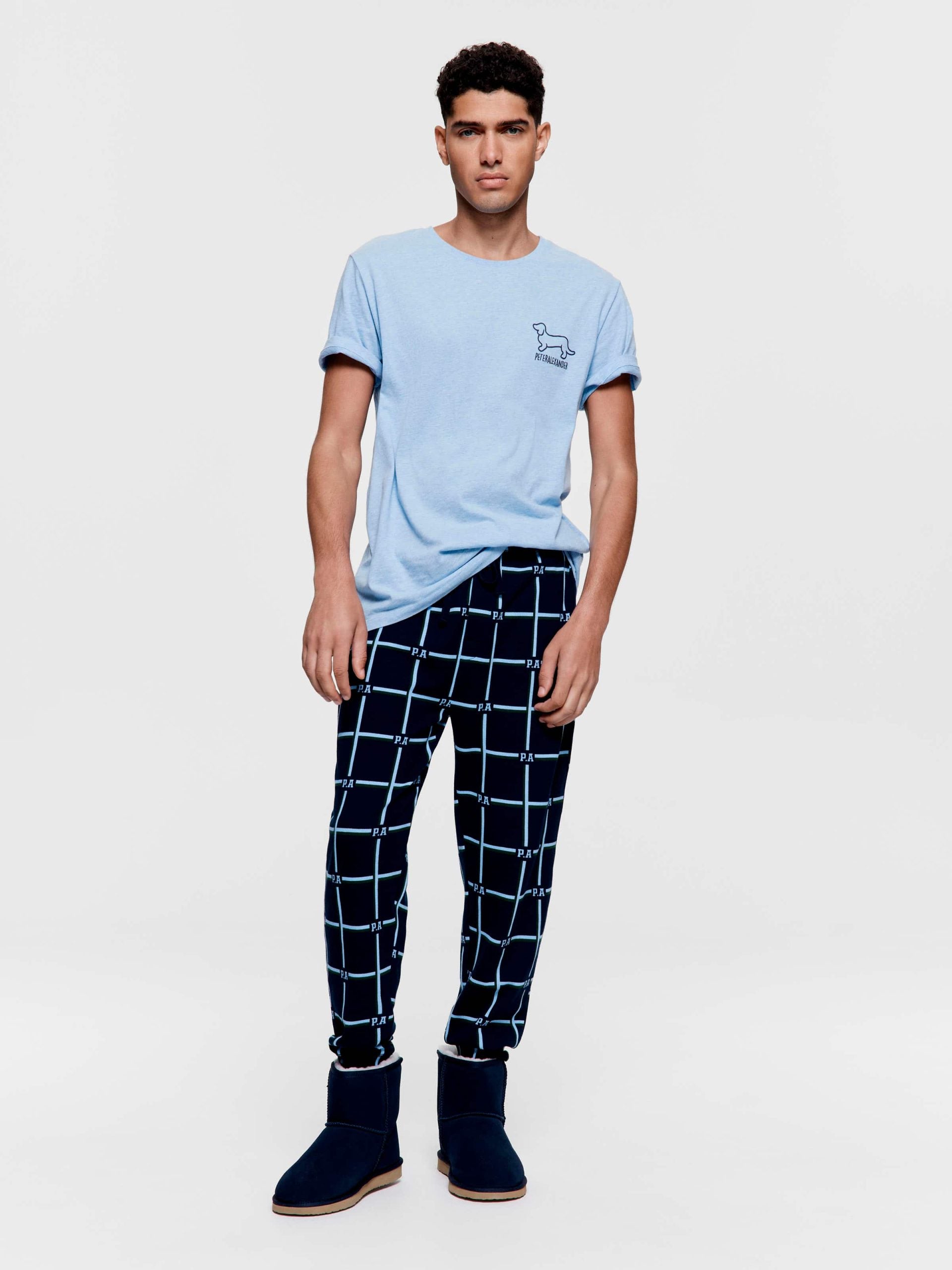 P.A Windowpane Jogger Pj Pant multi image 0