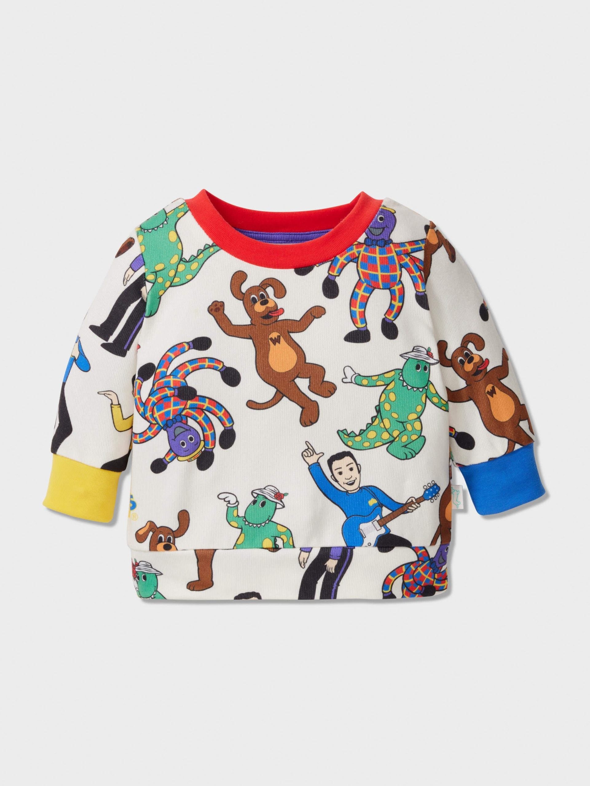 Baby The Wiggles Plush Long Pj Set Multi image 2