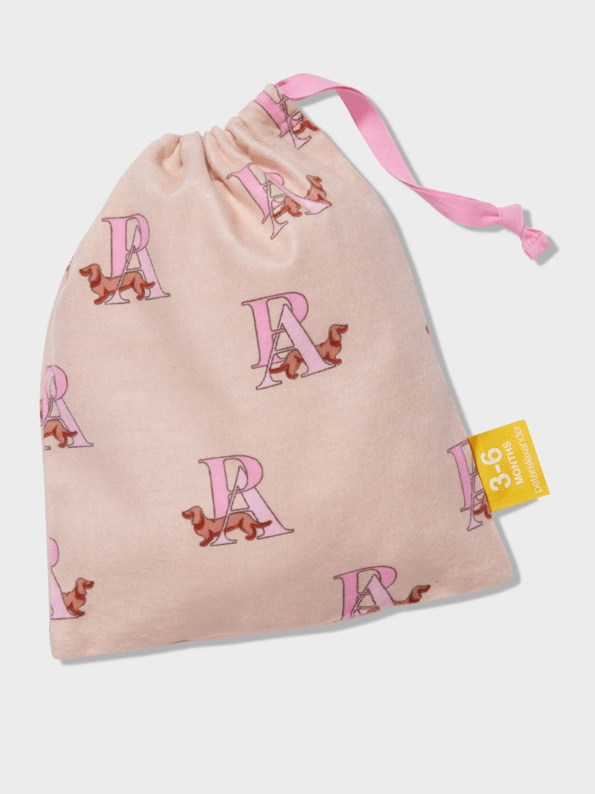 Baby Girl P.A. Logo Long Classic Pj Set multi image 3