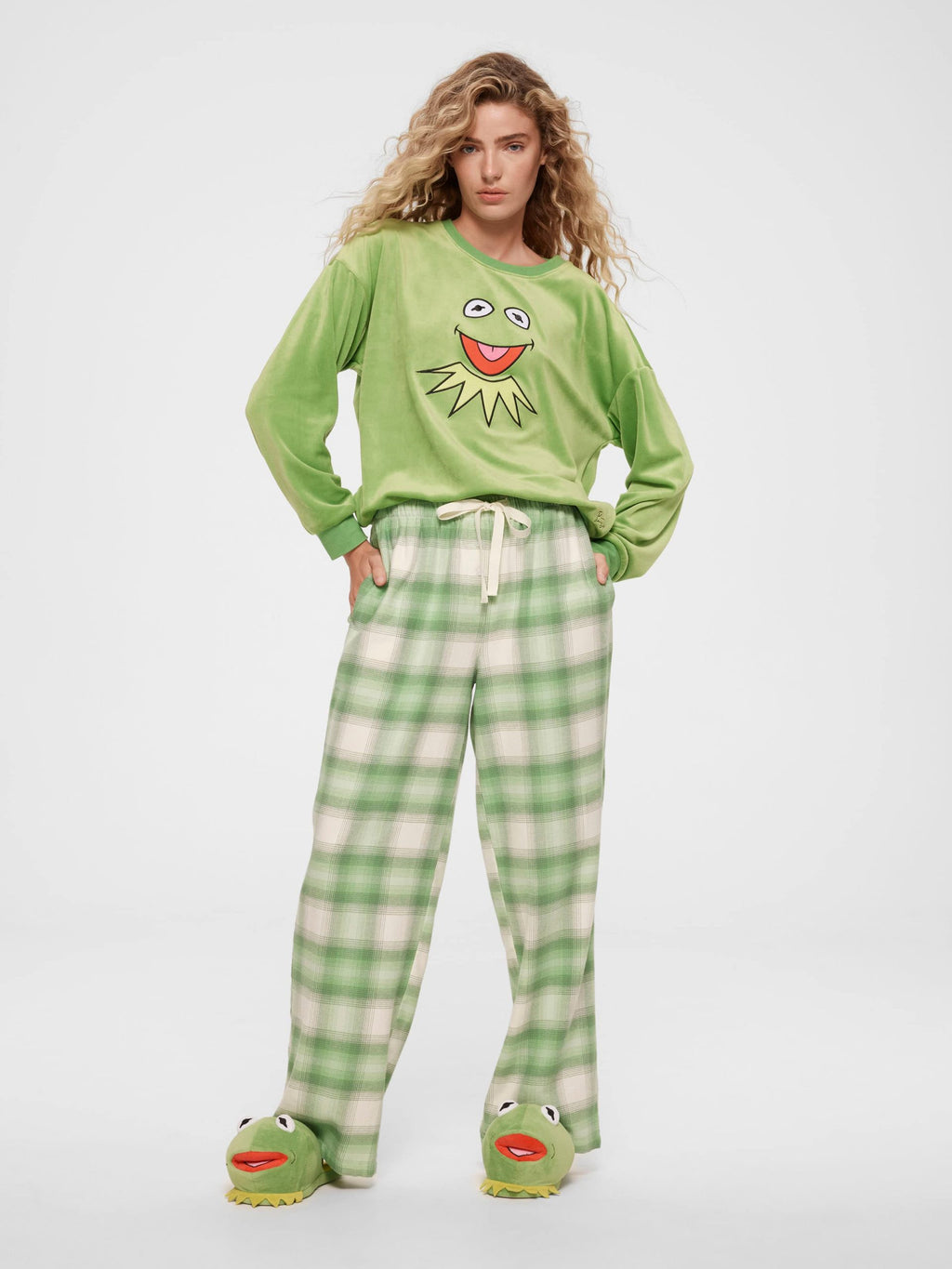 Green Check Flannelette Classic Pj Pant multi image 0