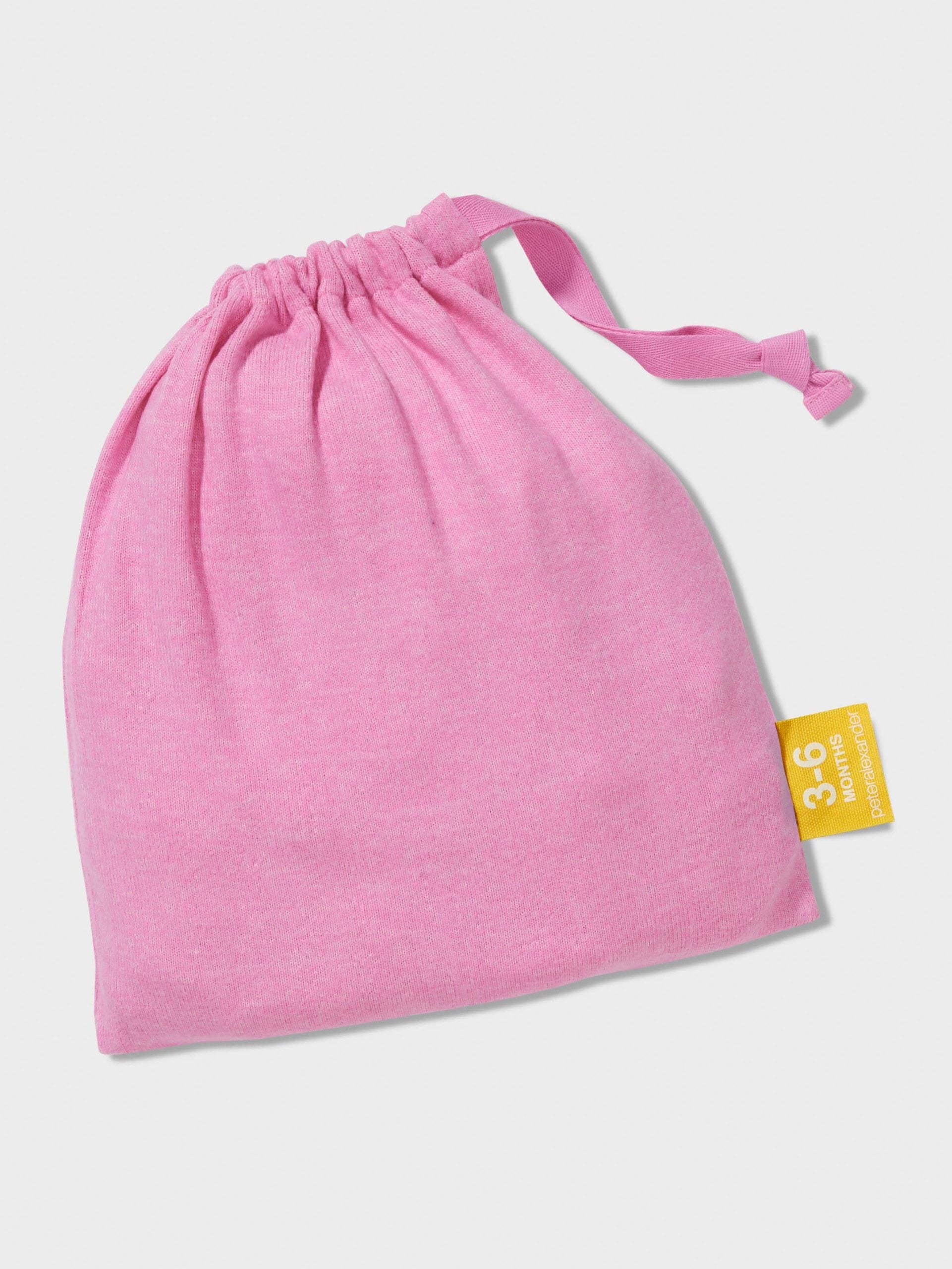 Baby Fuzzy Magenta Pj Set hotpink image 3