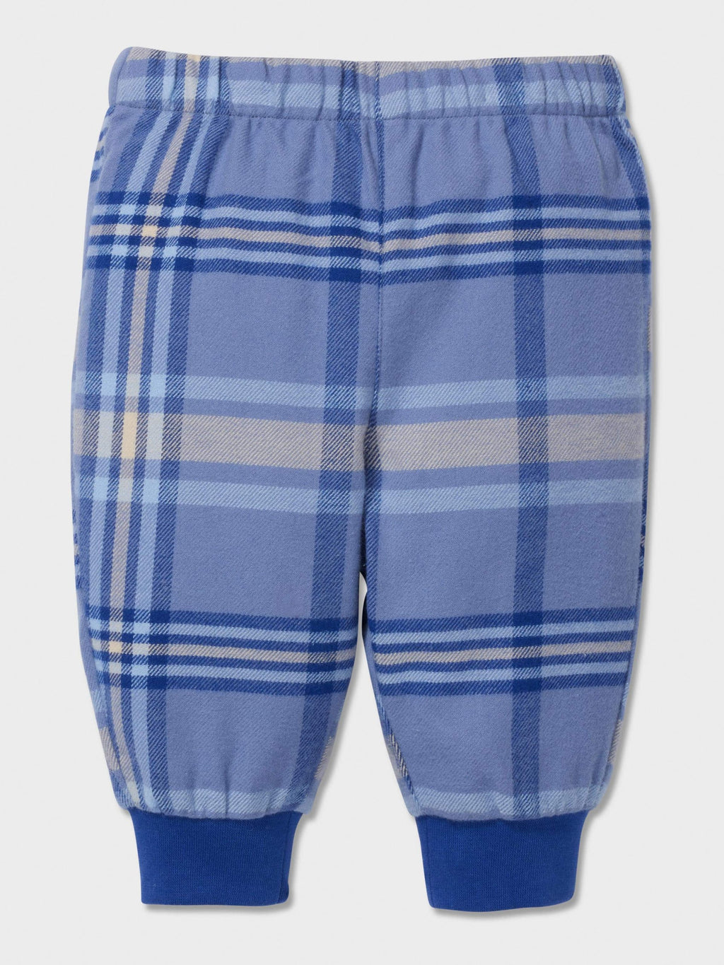 Baby Blue Check Long Pj Set multi image 1