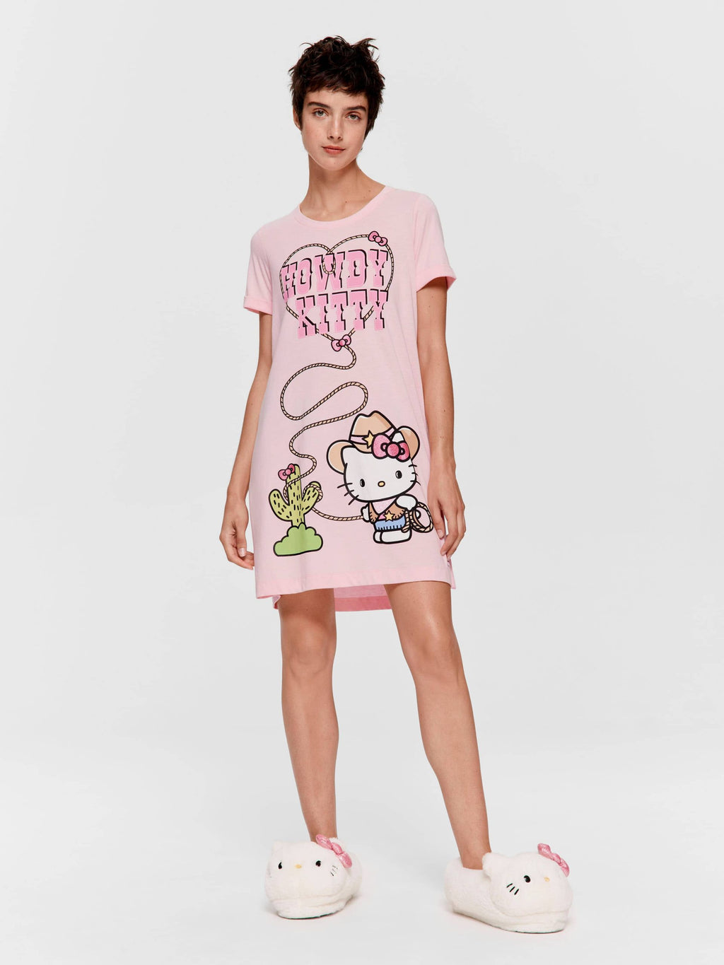 Howdy Hello Kitty Sleep Tee Multi image 0