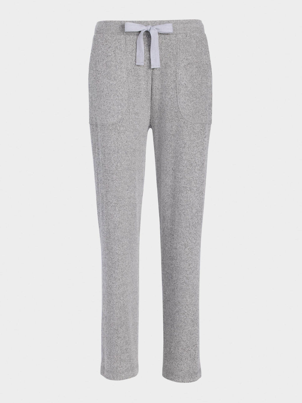 Brushed Rib Straight Leg Pj Pant greymarle image 3
