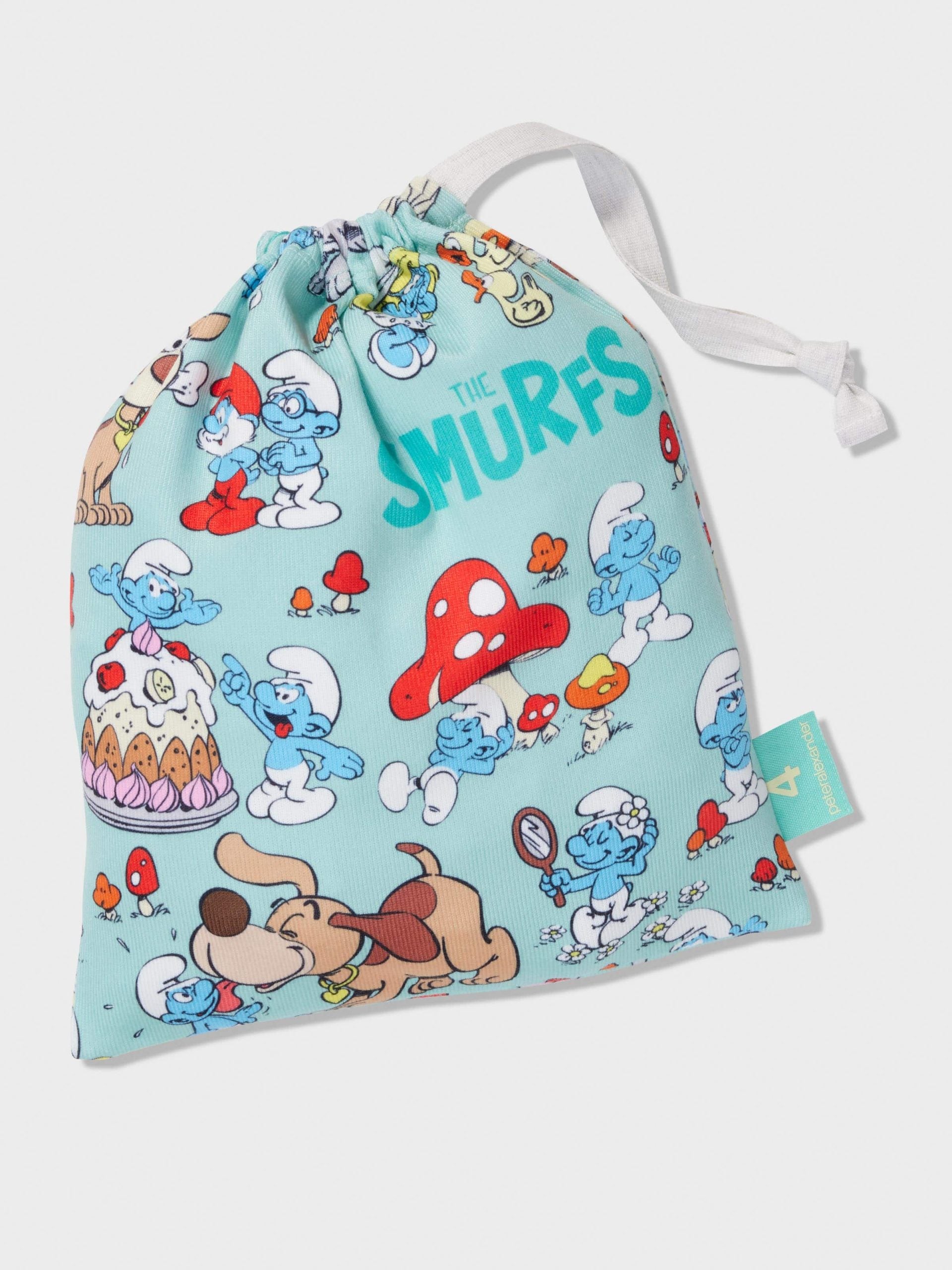 Jnr Boys Smurfs Shortie Pj Set multi image 3