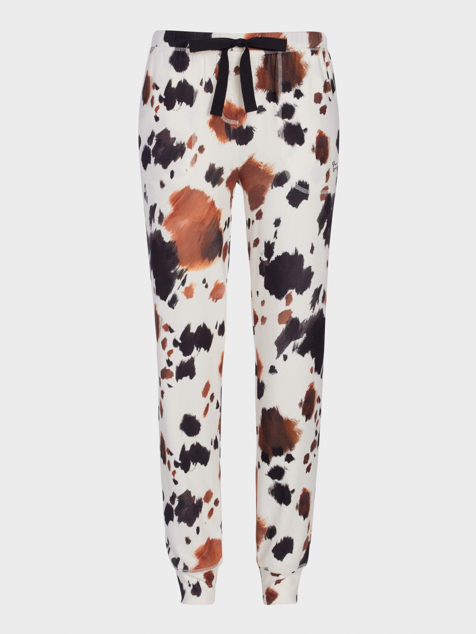 Cow Plush Easy Pj Pant Multi image 3