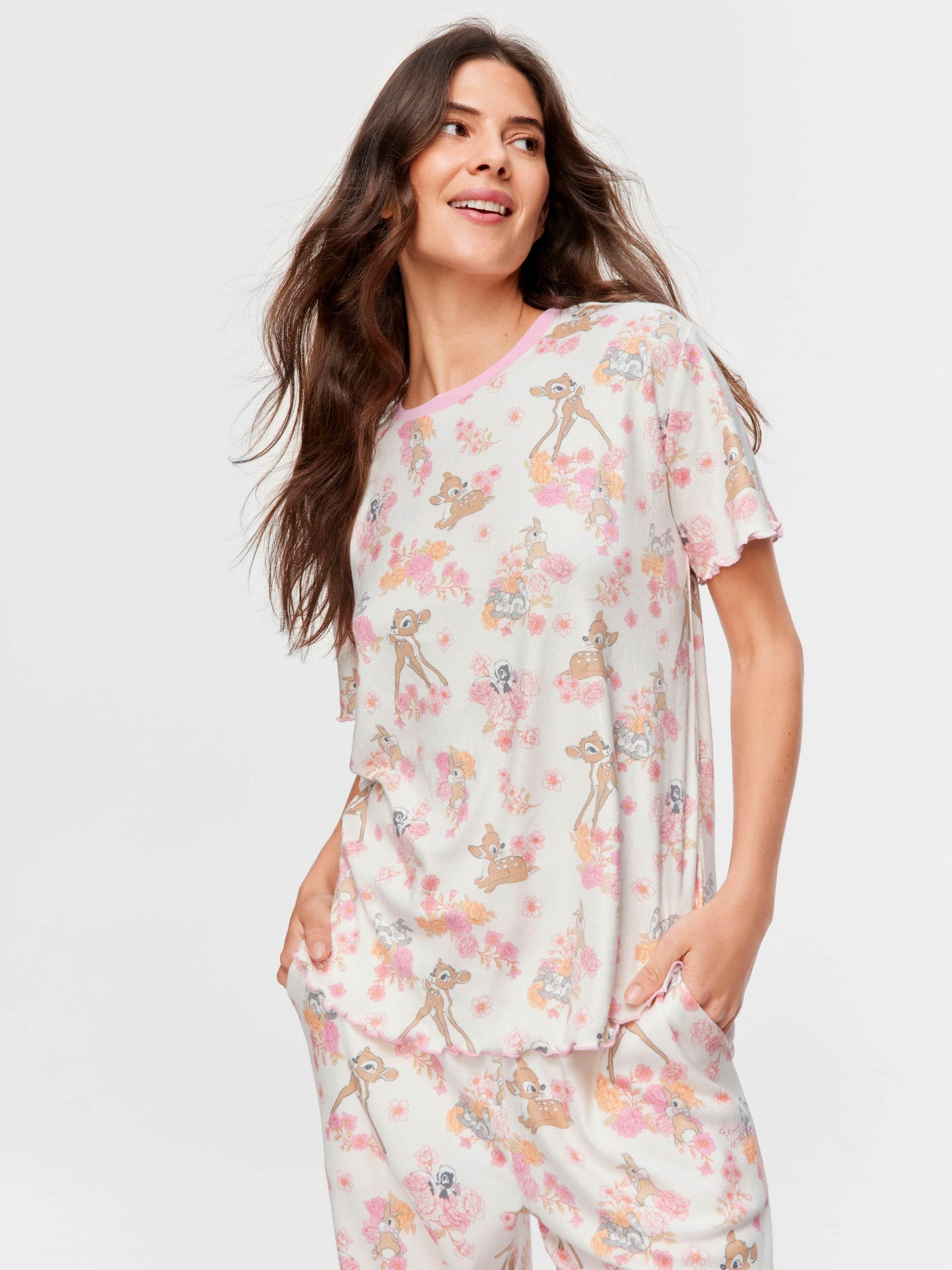 Bambi Pointelle Oversized Tee multi image 1