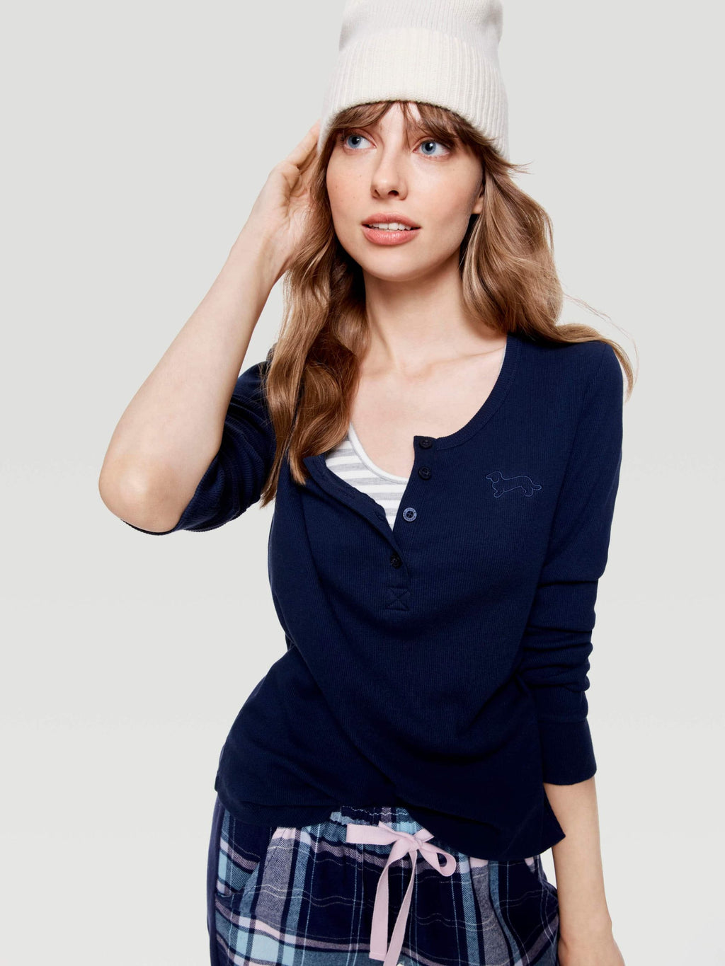 P.A. Classic Rib Henley image 0