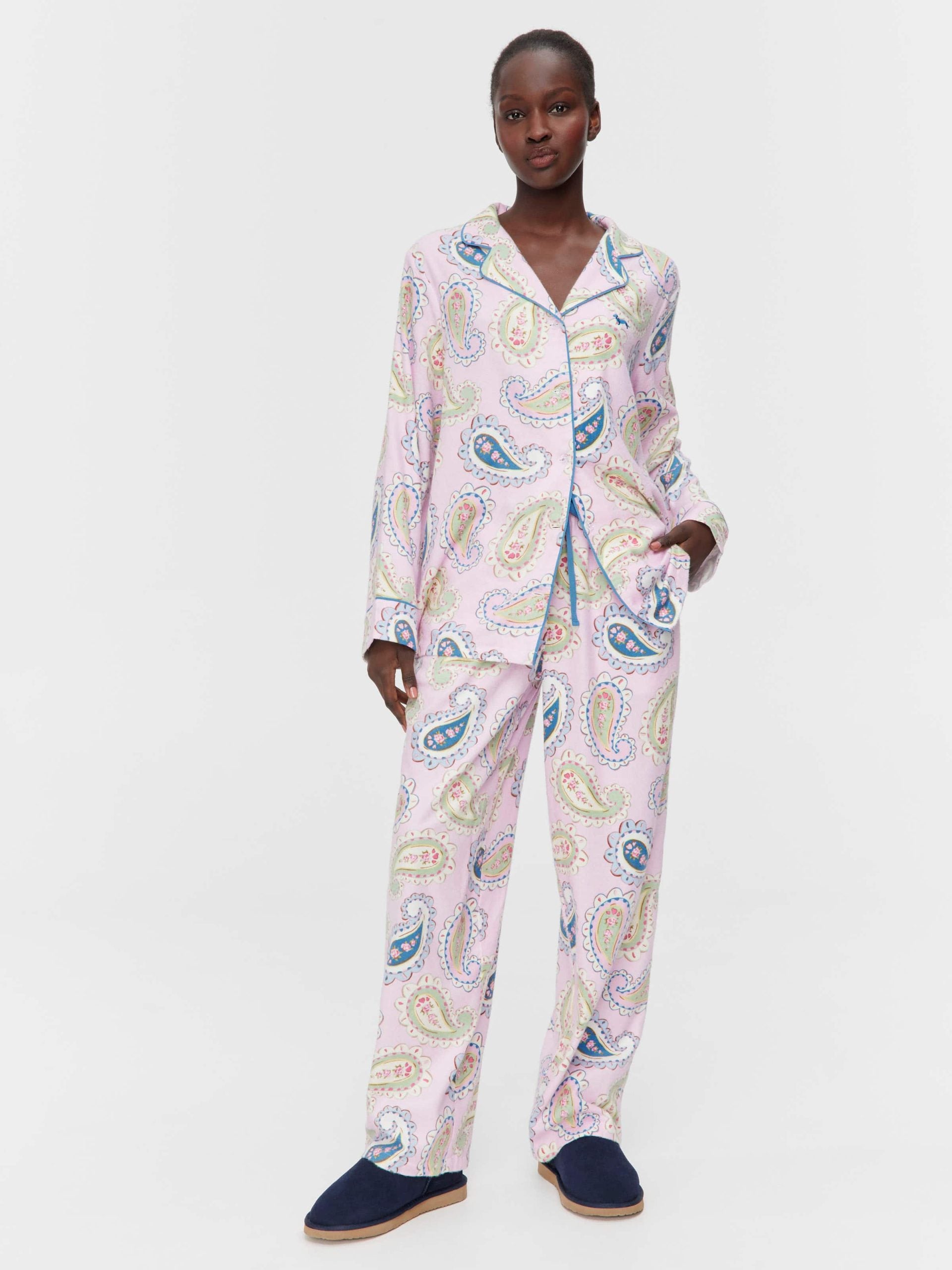 Cowgirl Paisley Bamboo Flannelette Classic Pj Set Multi image 0