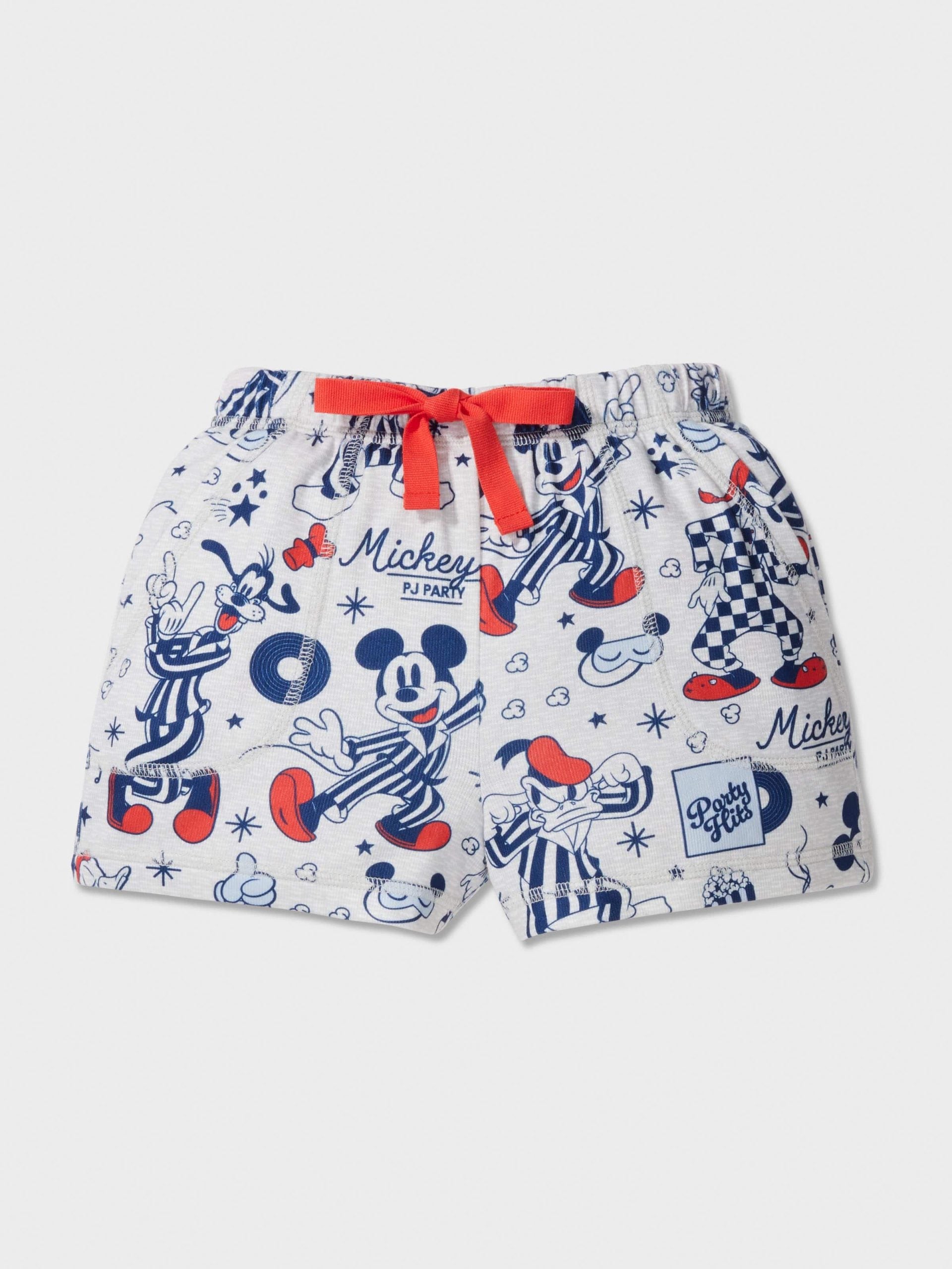 Jnr Boys Disney Mickey Short Plush Pj Set Multi image 1