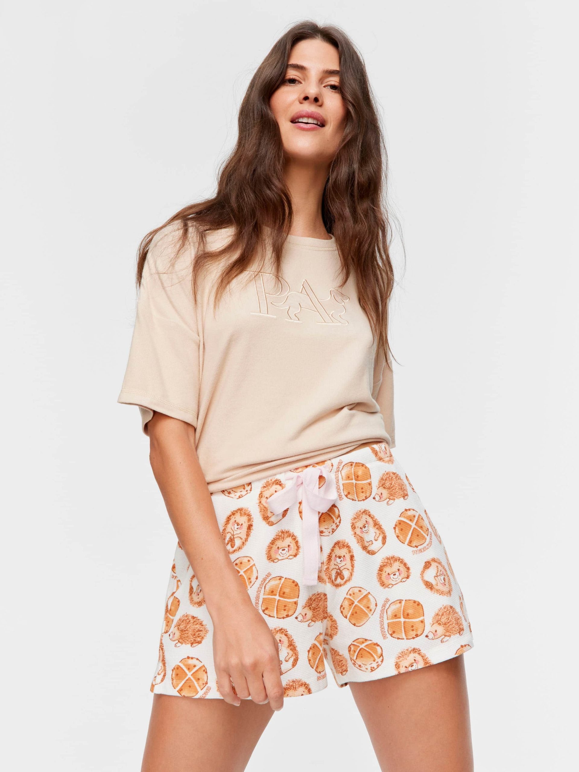 Cute Buns Waffle Mini Short multi image 2
