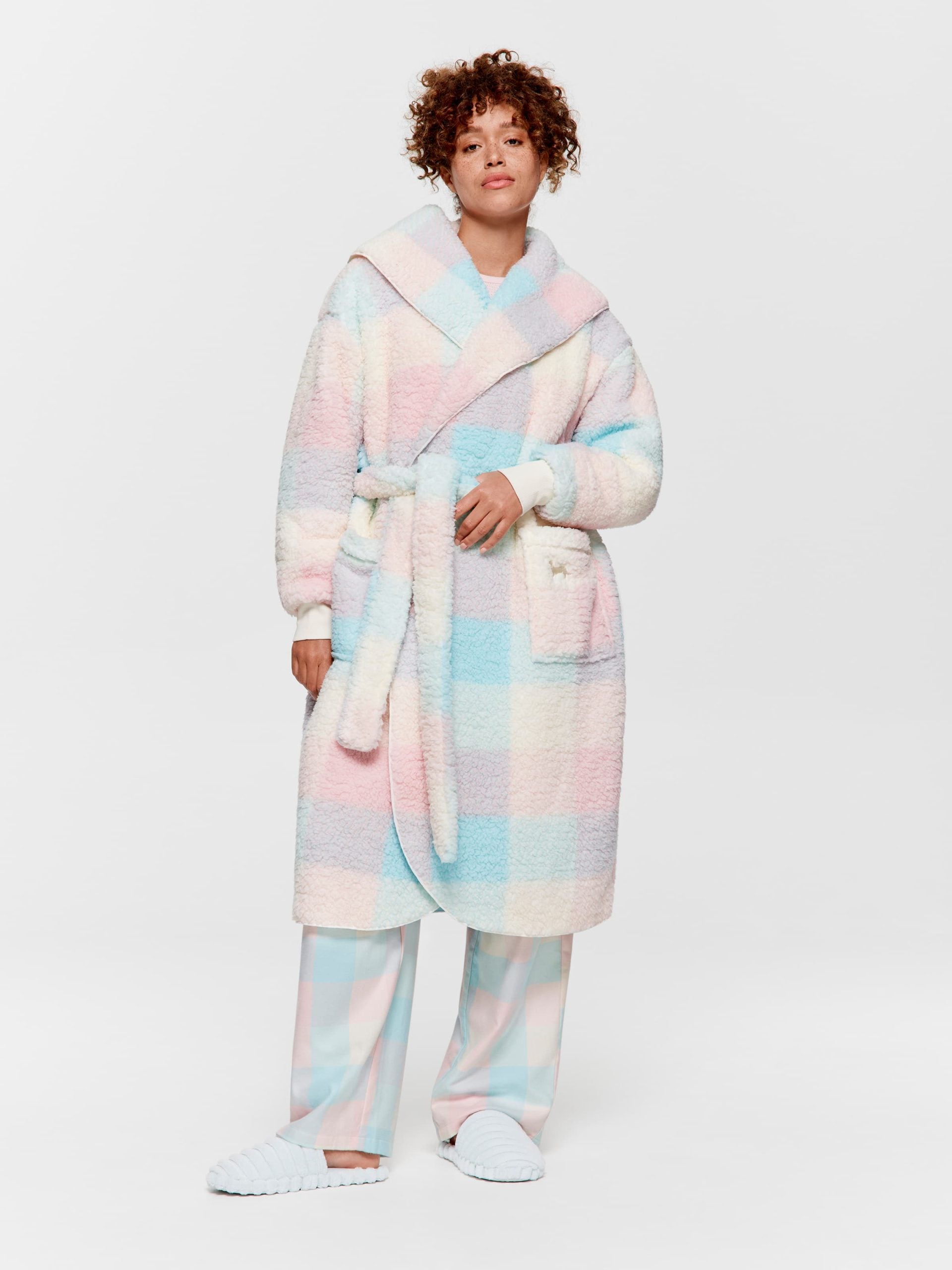 Buffalo Check Teddy Gown multi image 0