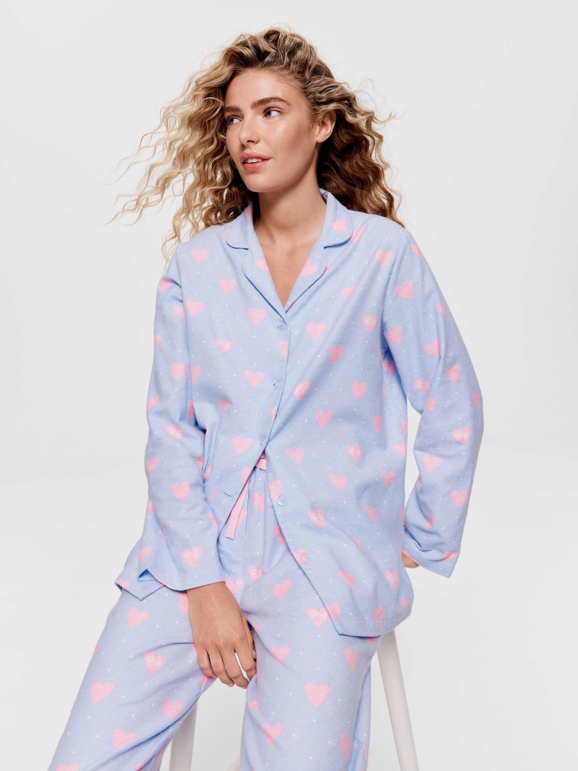 Heart Classic Flannelette Pj Set multi image 0