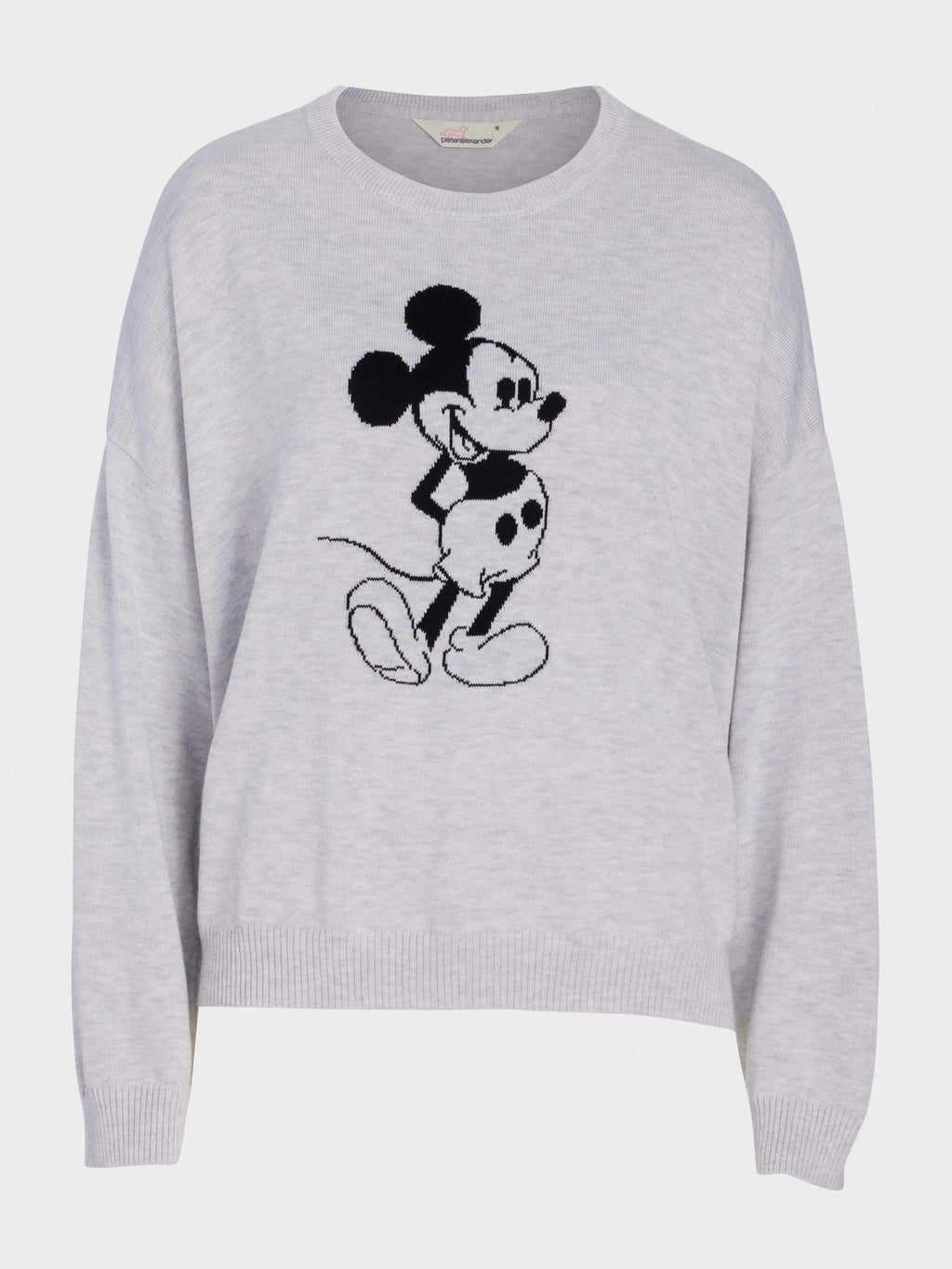 Mickey Mouse Knit Sweater Grey Marle image 3